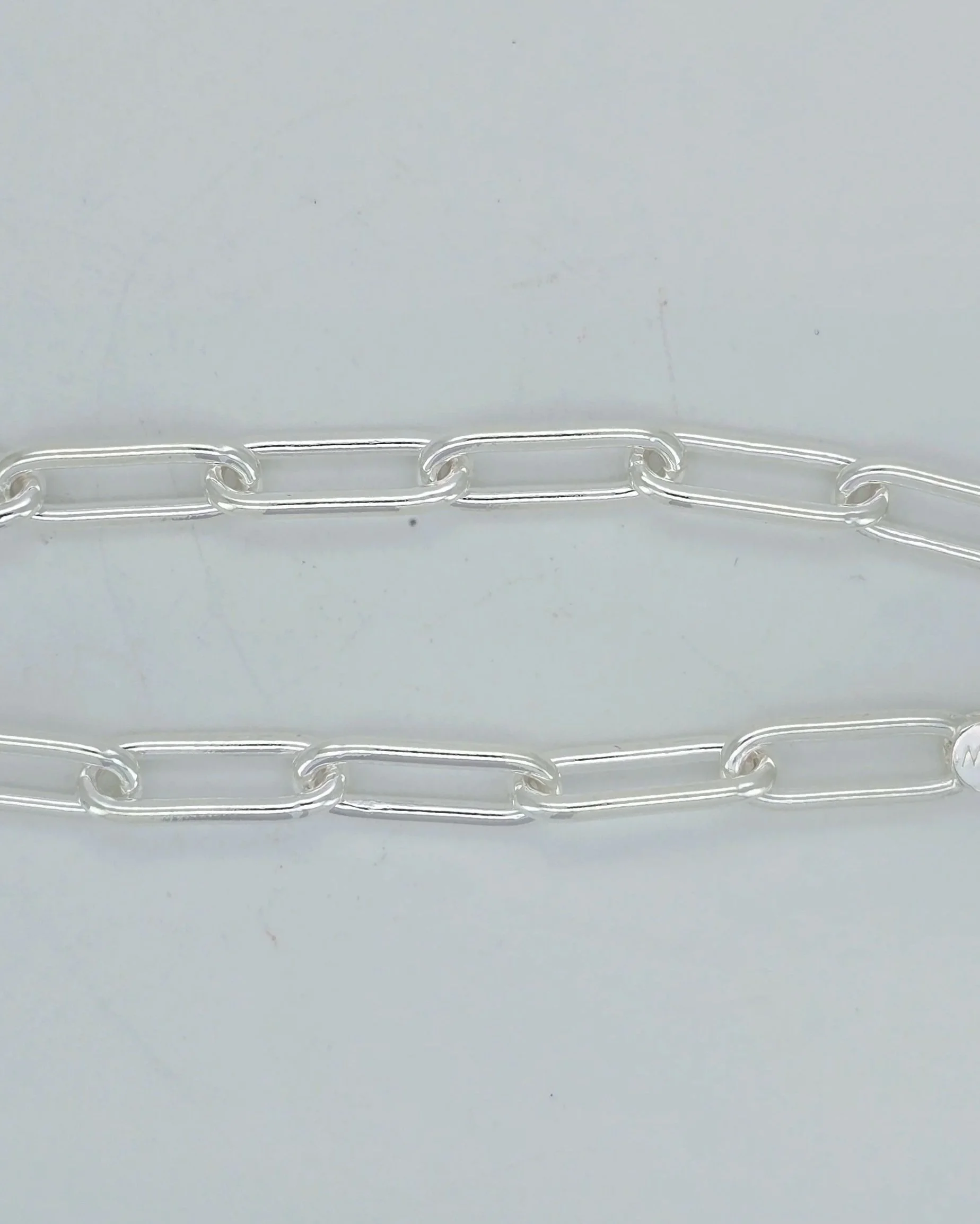 Sterling Silver Paperclip Bracelet