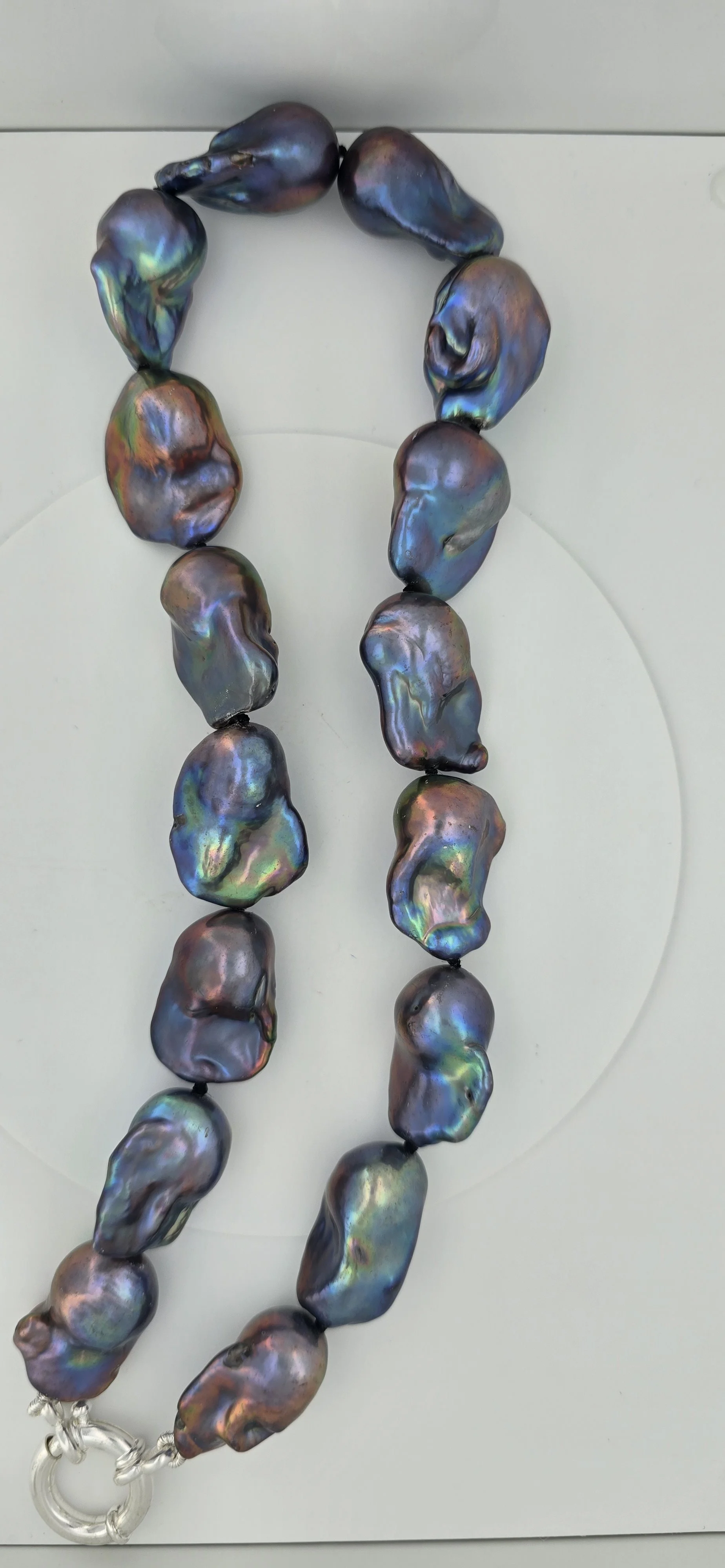 Black Baroque Pearl Necklace