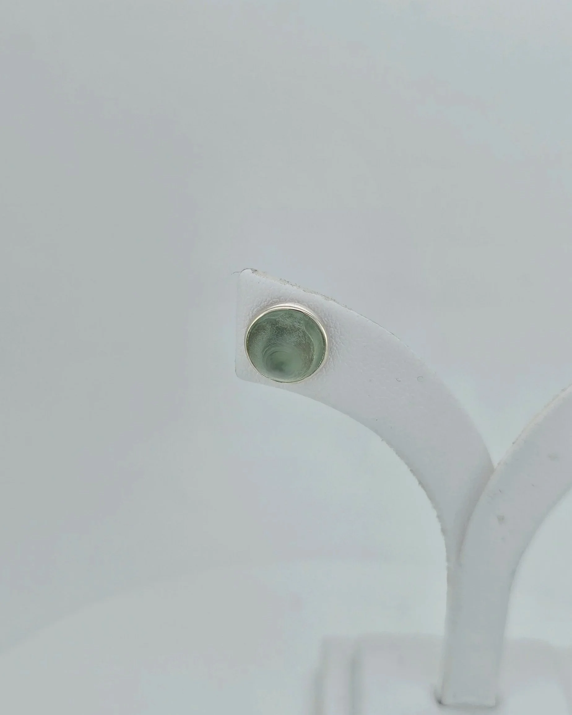 Sterling Silver Cone-Shaped Flourite Studs