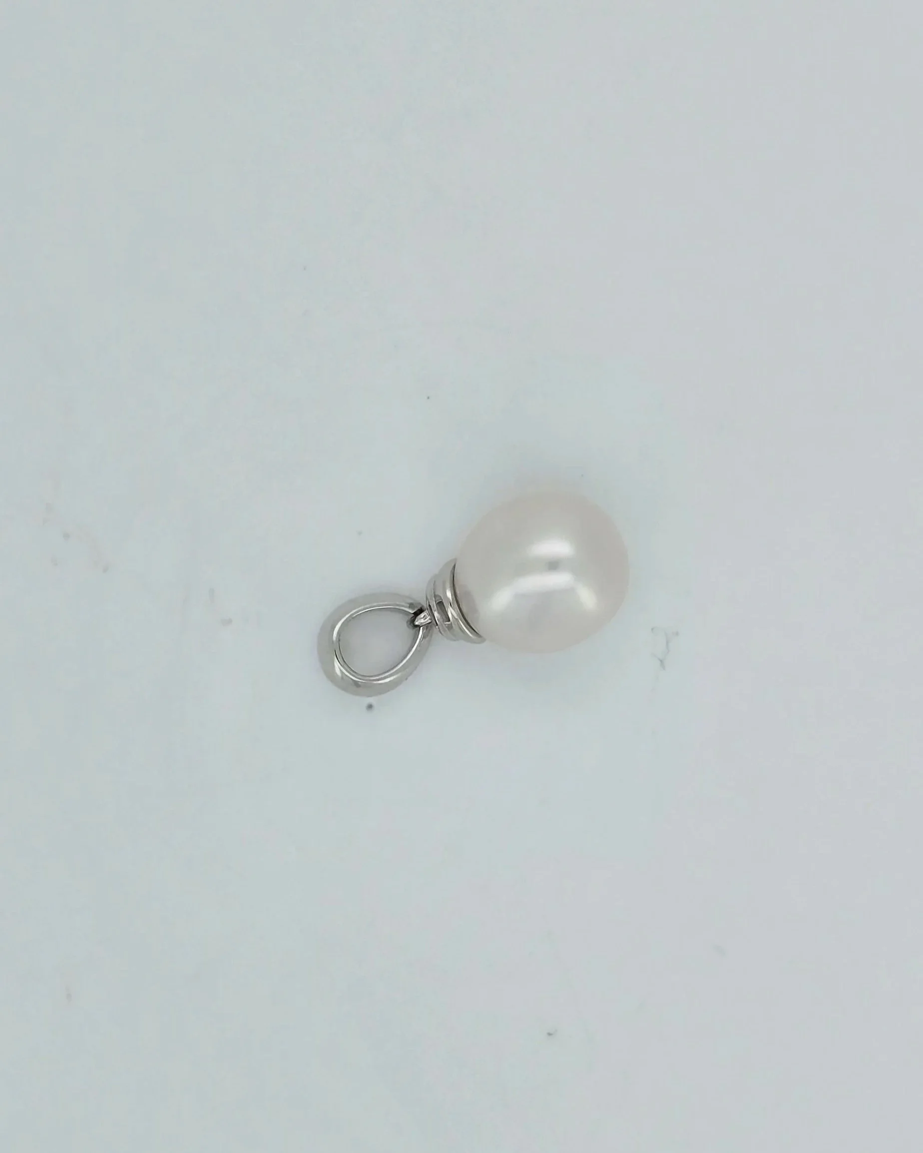 Sterling Silver Pearl Drop Pendant