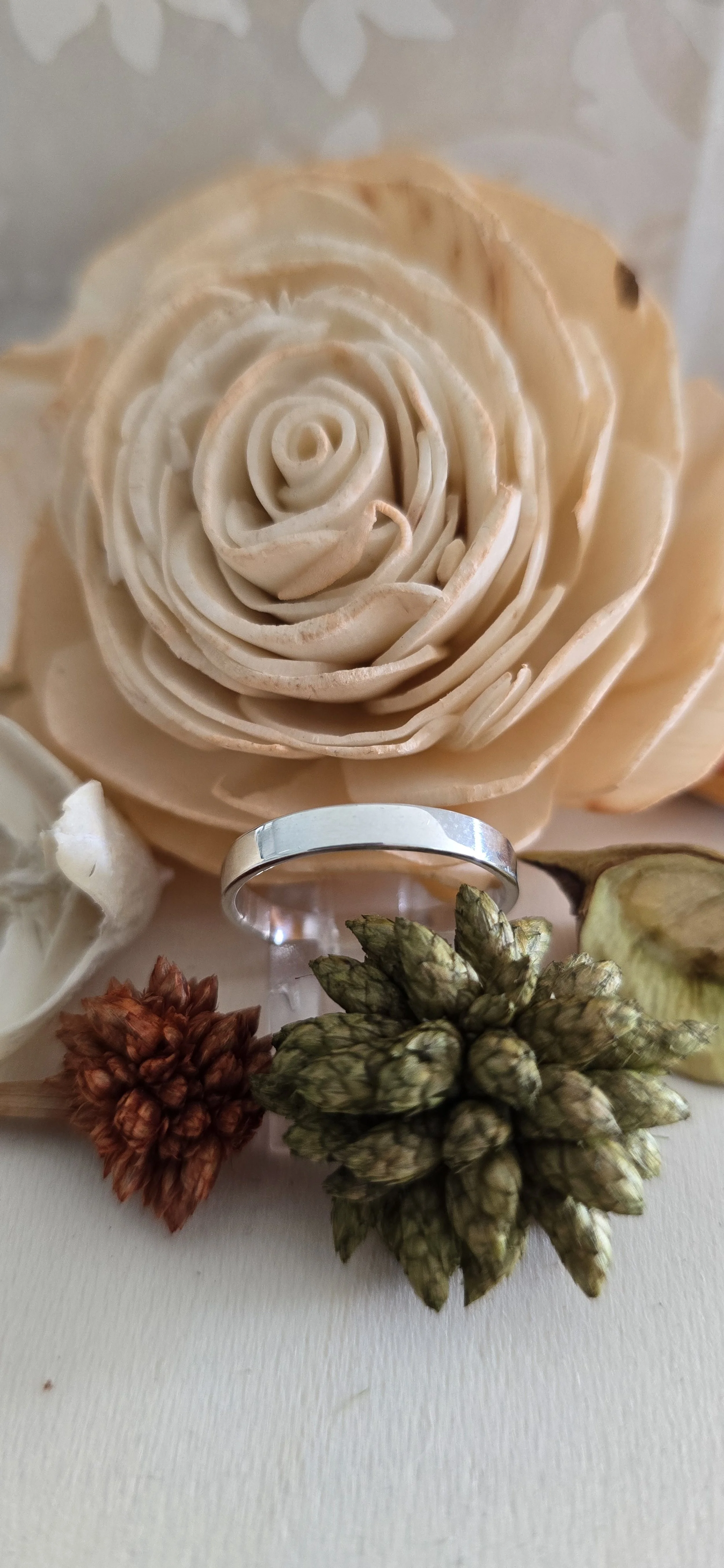 Timeless Sterling Silver 3mm Flat Band