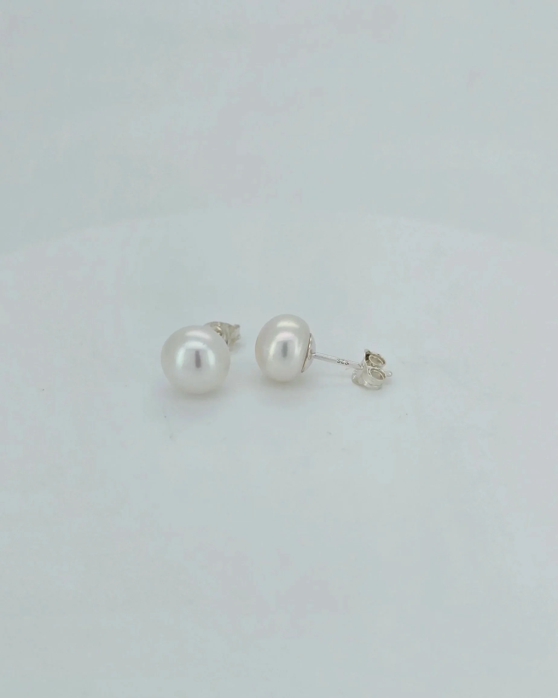 Sterling Silver Freshwater Pearl Studs