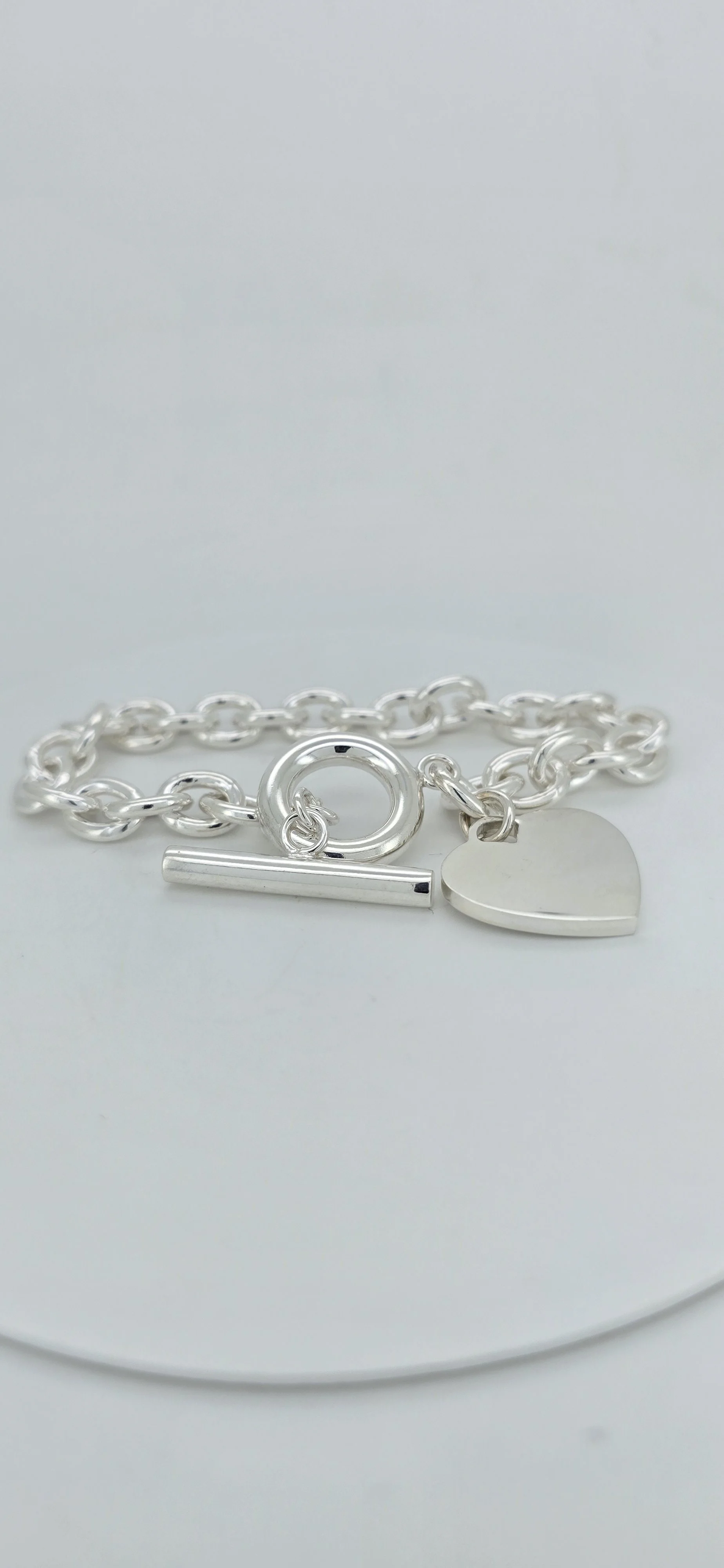 Sterling Silver Heart Bracelet