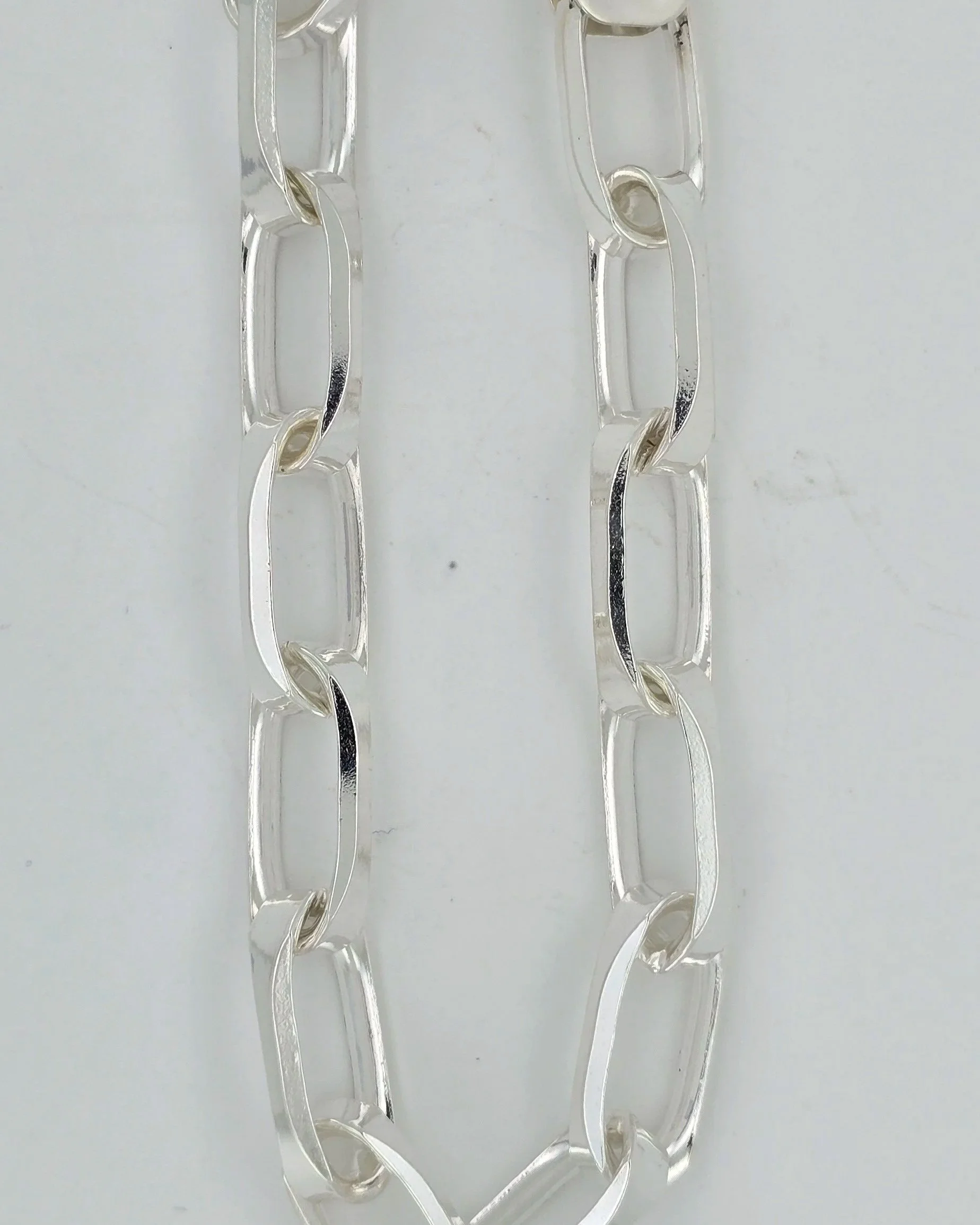 Sterling Silver Oval Link Bracelet