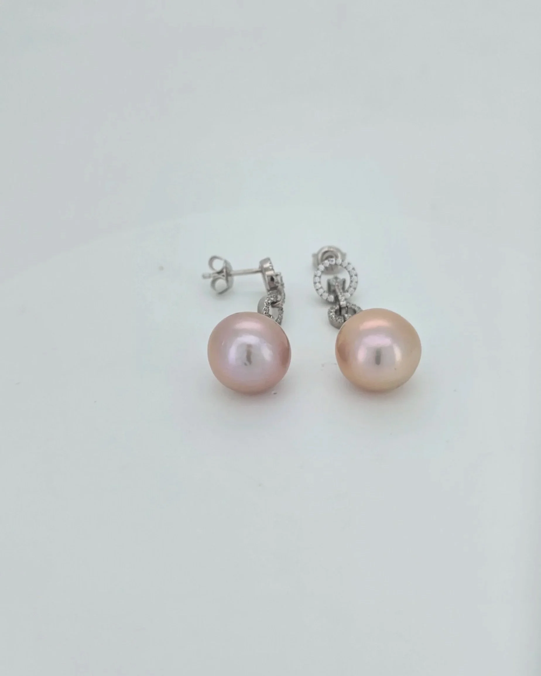 Sterling Silver Pearl Drop Earrings