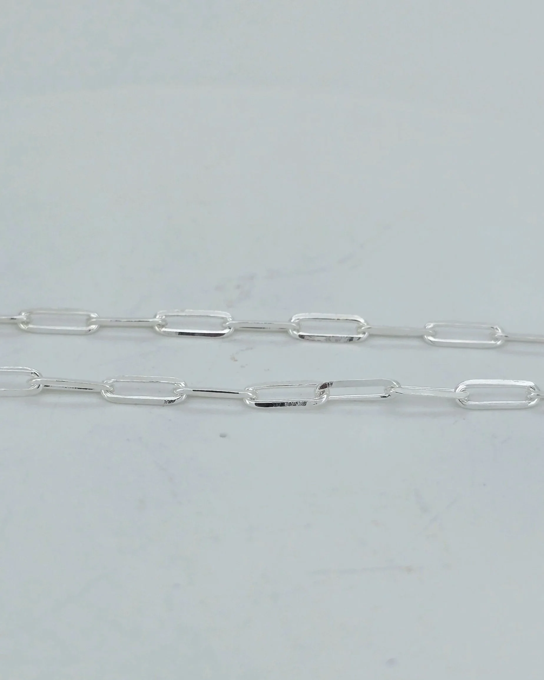 Sterling Silver Paperclip Bracelet