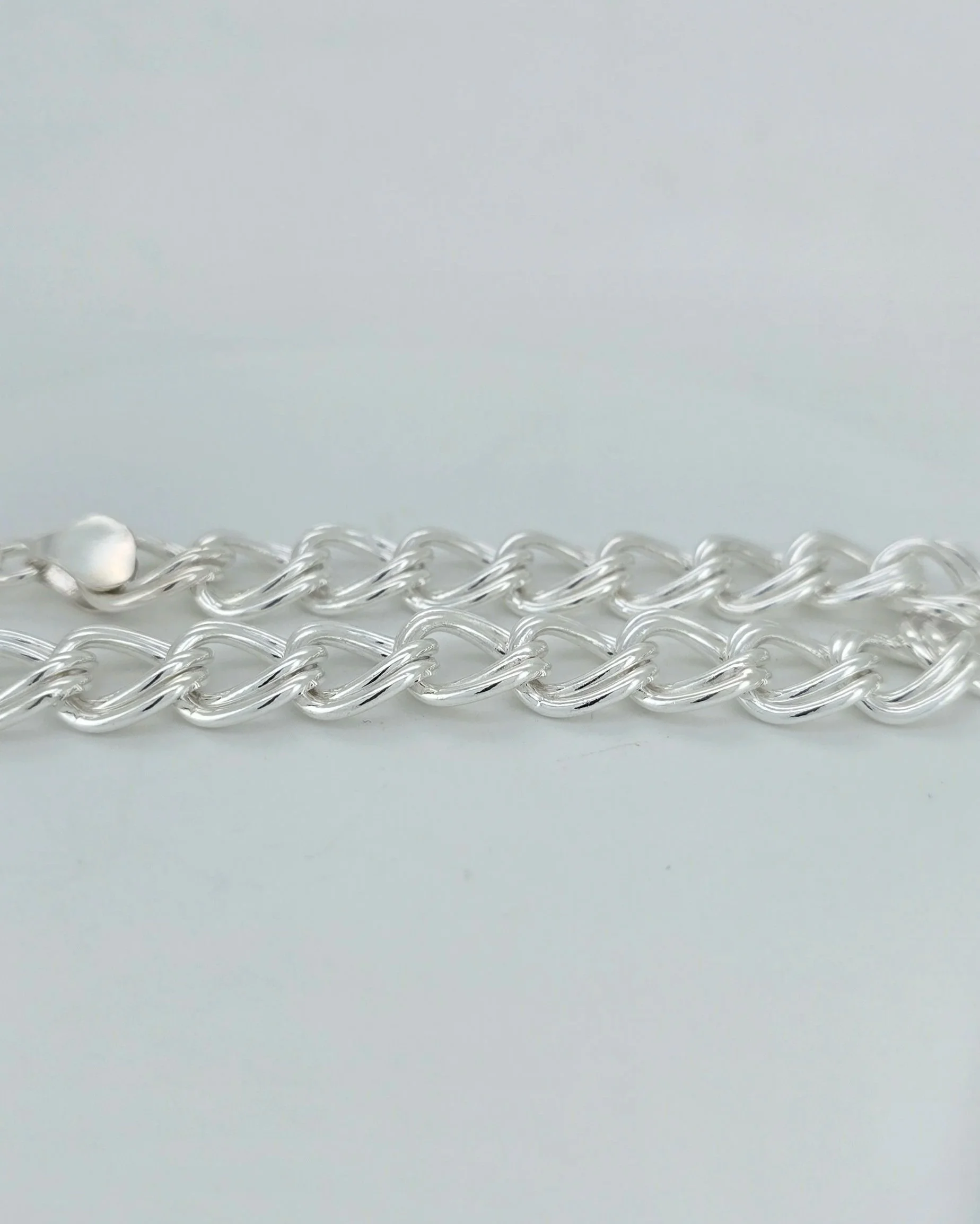 Sterling Silver Double Curb Bracelet