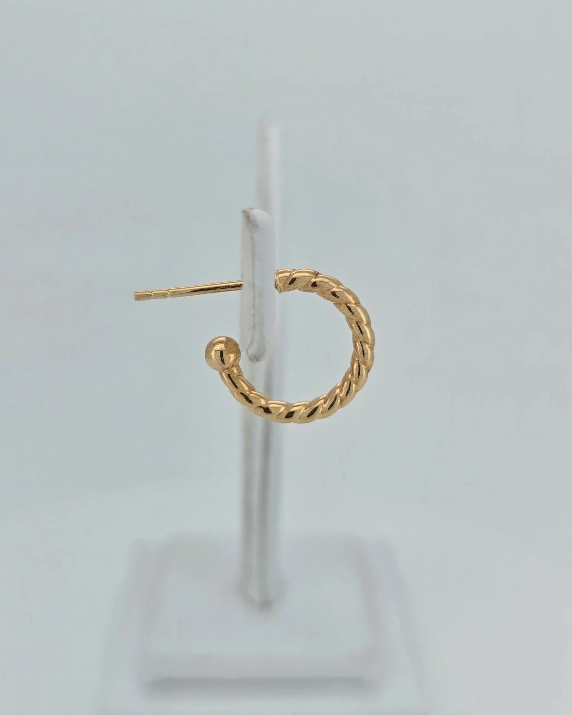 9ct Yellow Gold Hoop Earrings