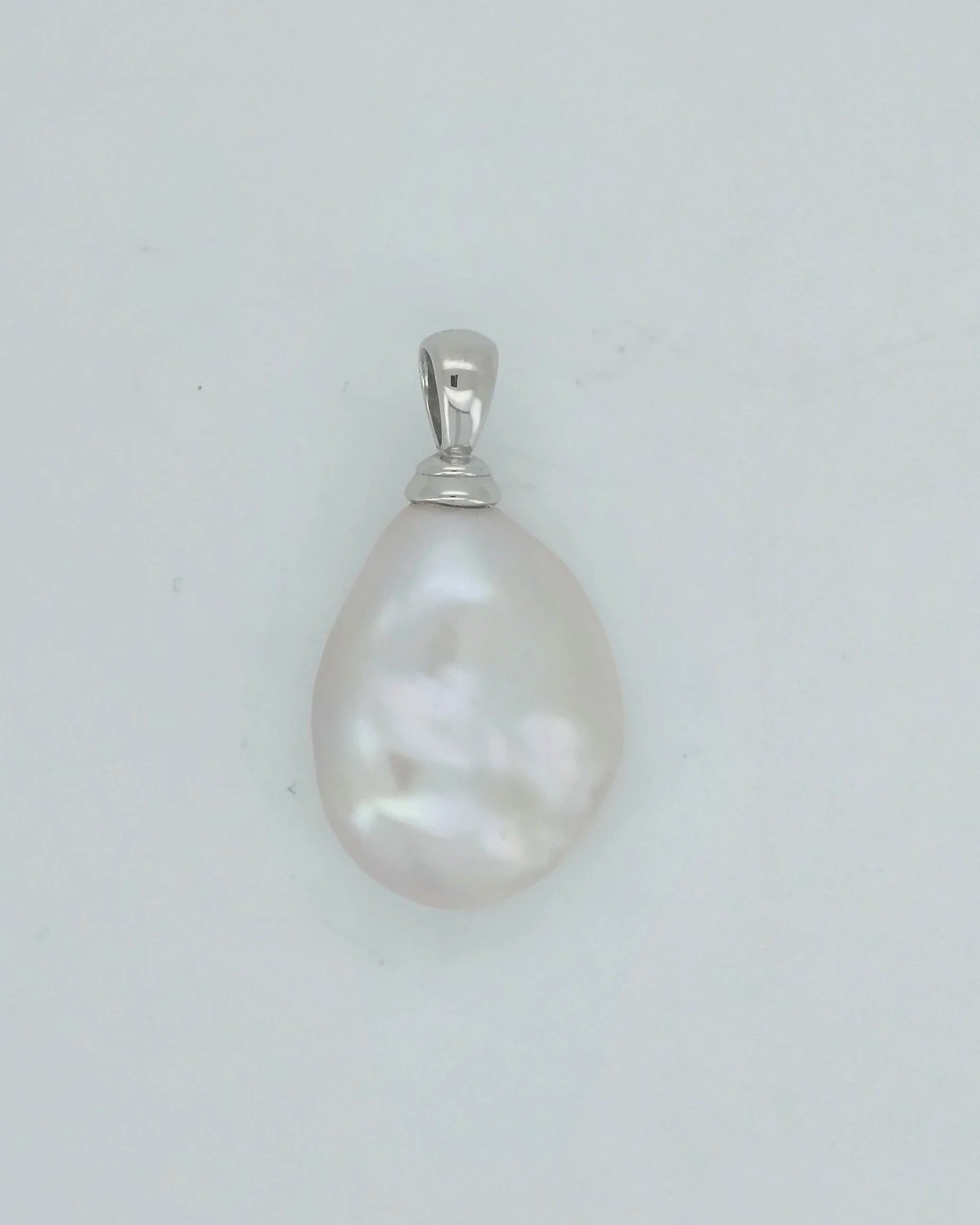 Sterling Silver Baroque Pearl Pendant