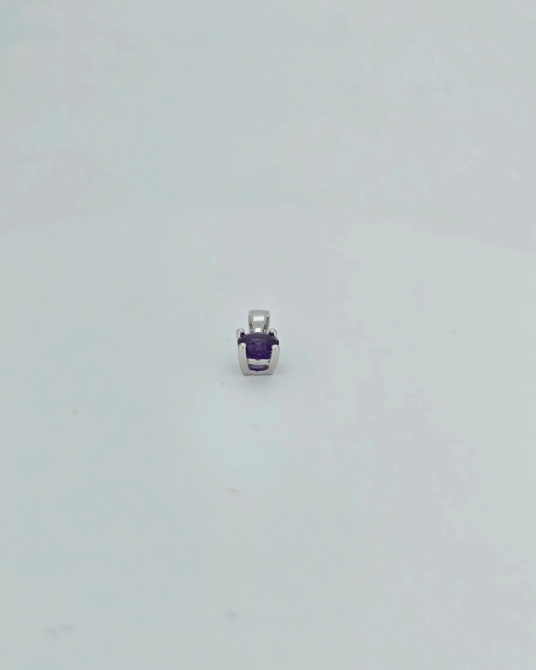 Sterling Silver Amethyst Pendant