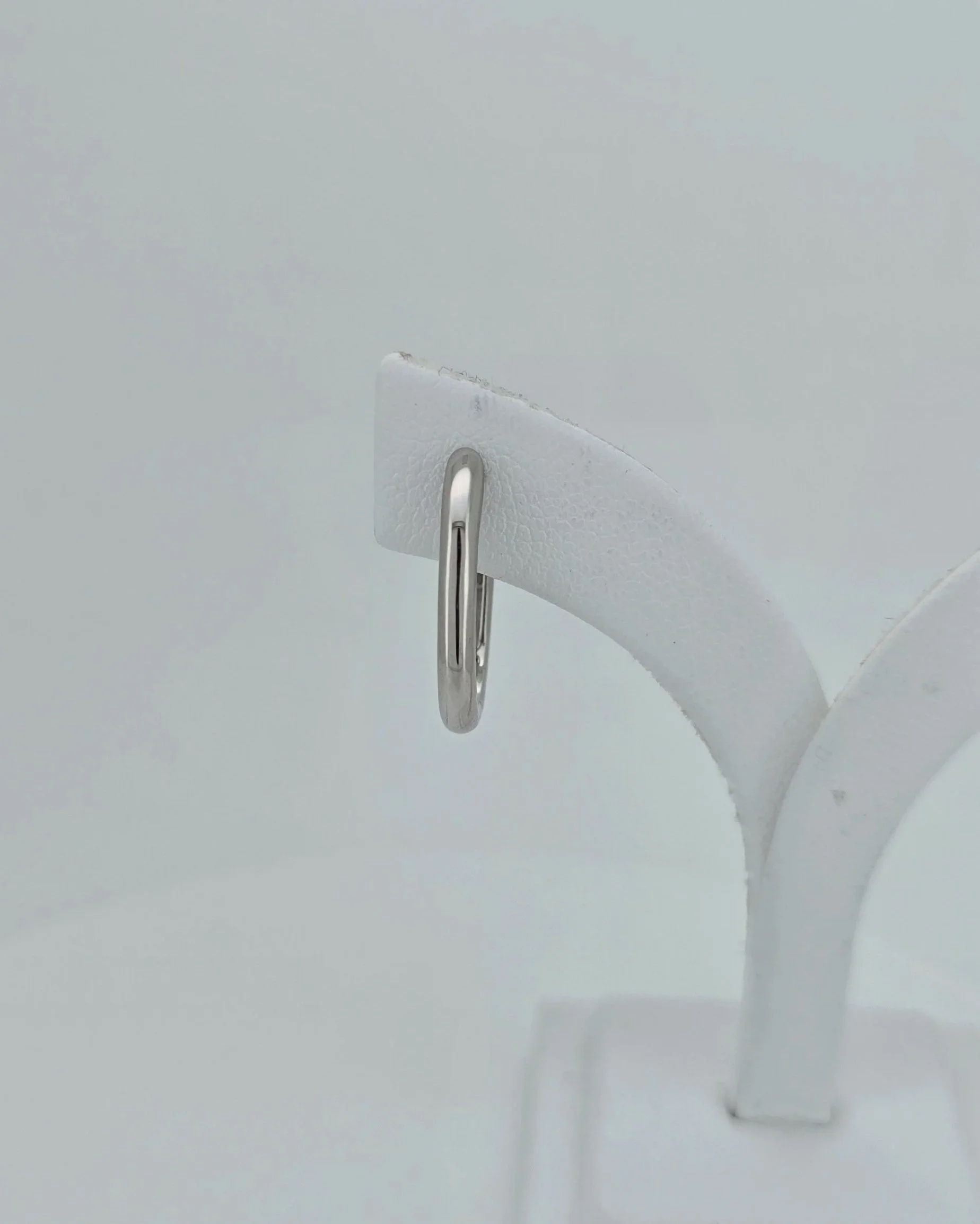 Sterling Silver U-Shape Huggie Earrings