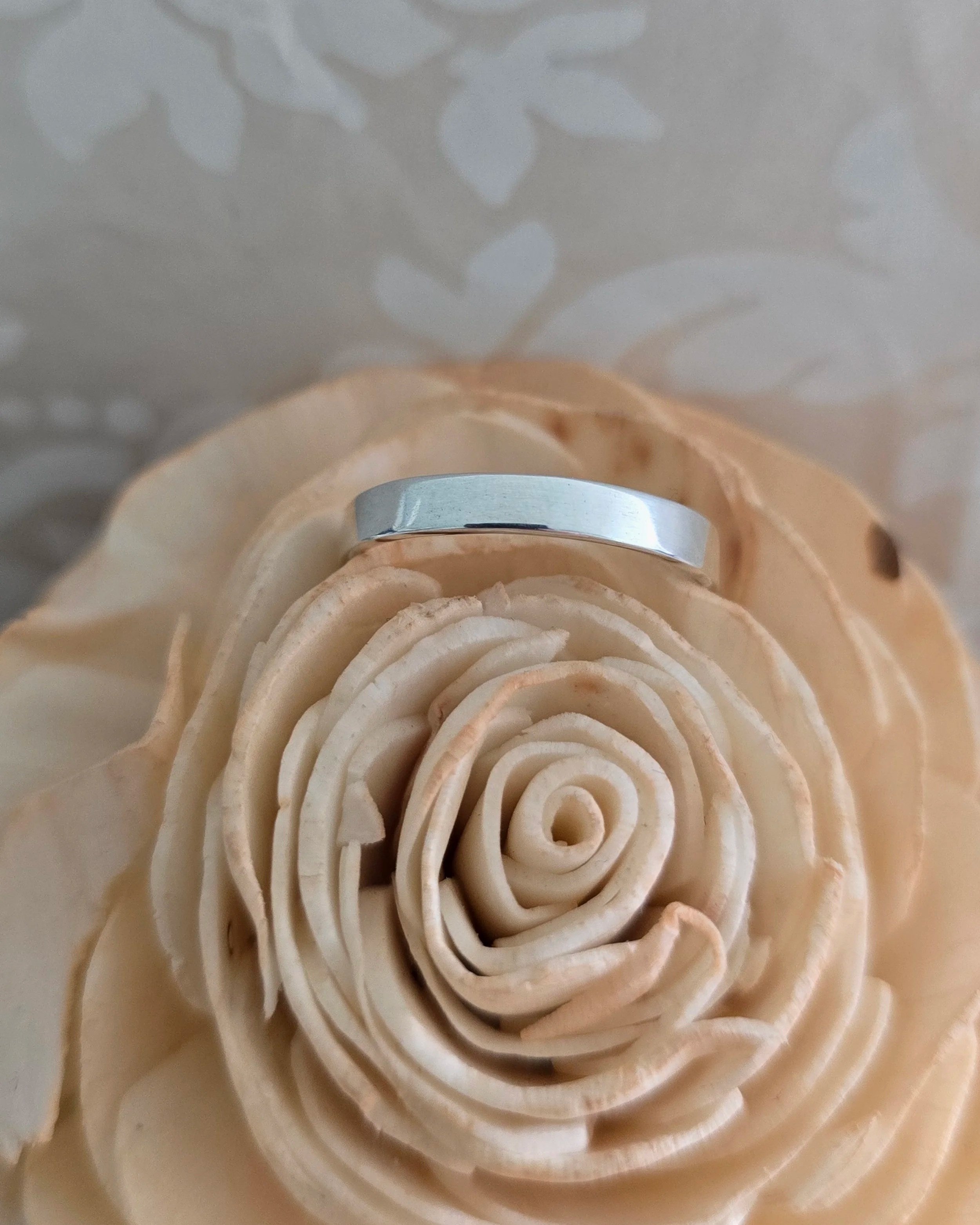 Silver 3mm Flat Band