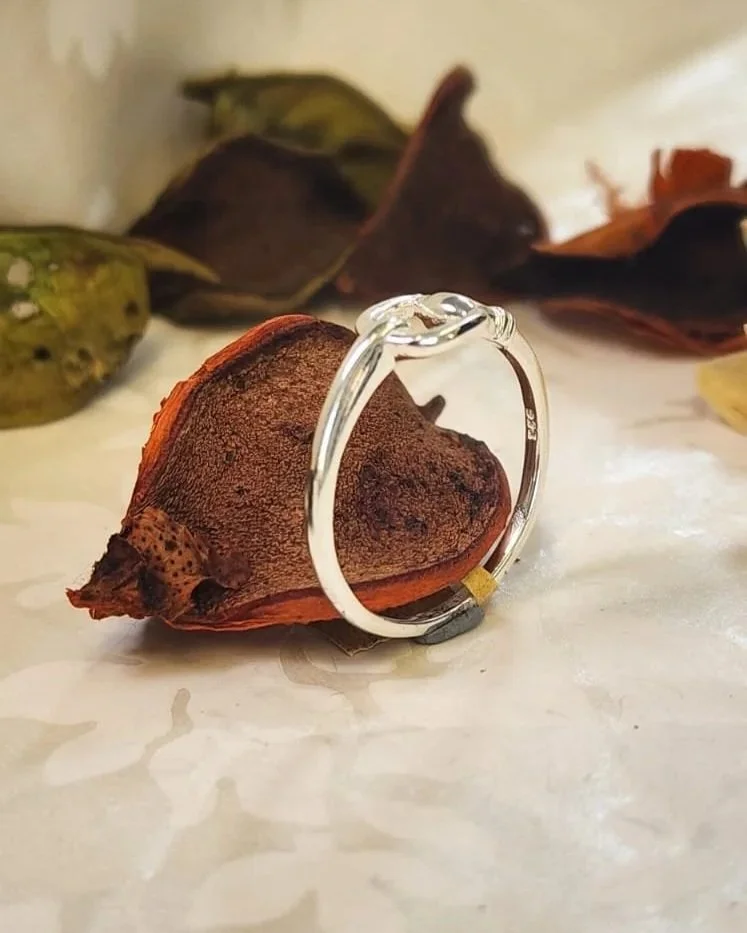 Silver Horse Snaffle Ring