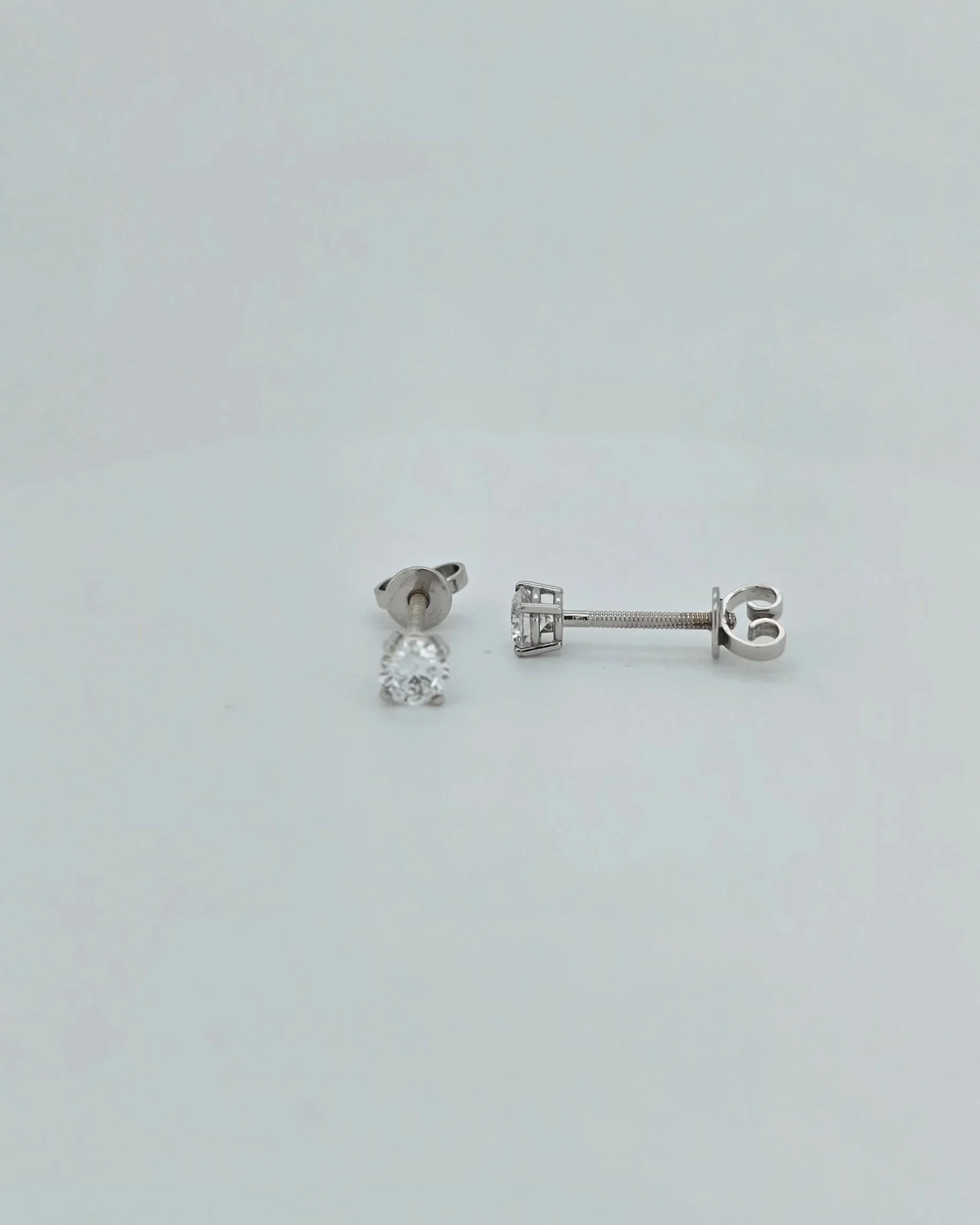 18ct White Gold Lab Diamond Studs