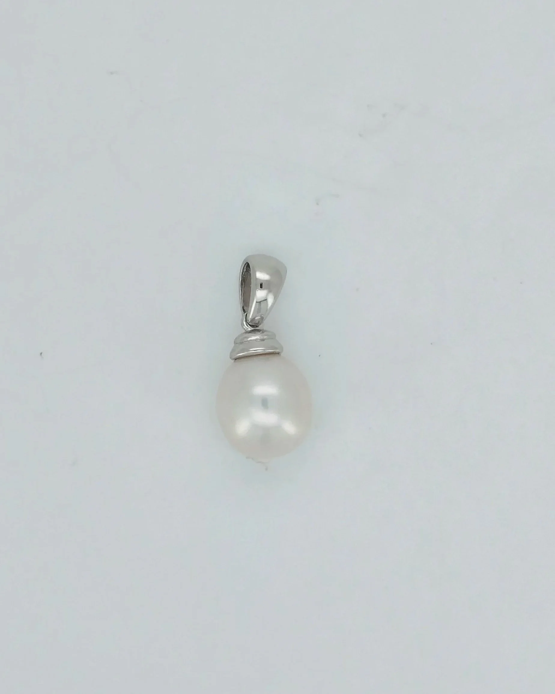 Sterling Silver Pearl Drop Pendant