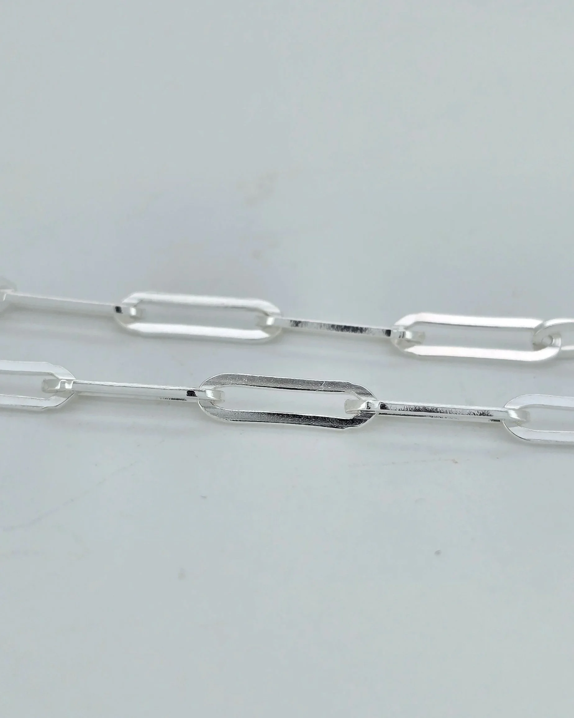 Sterling Silver Paperclip Bracelet