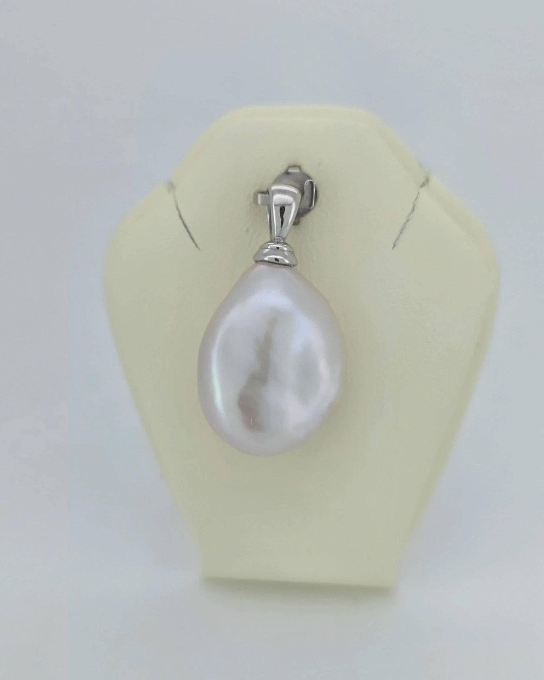 Sterling Silver Baroque Pearl Pendant