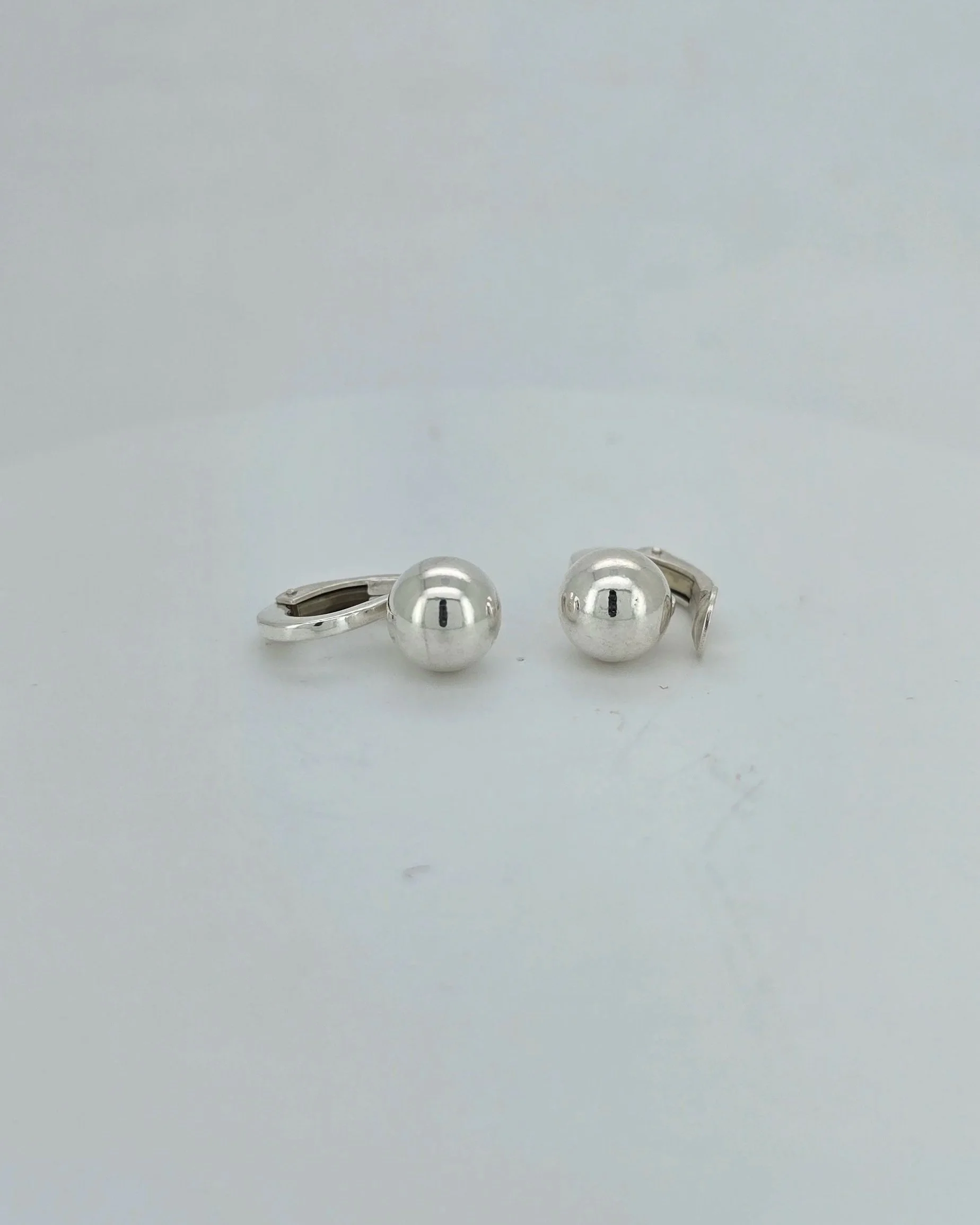 Sterling Silver 8mm Ball Clip-On Earrings