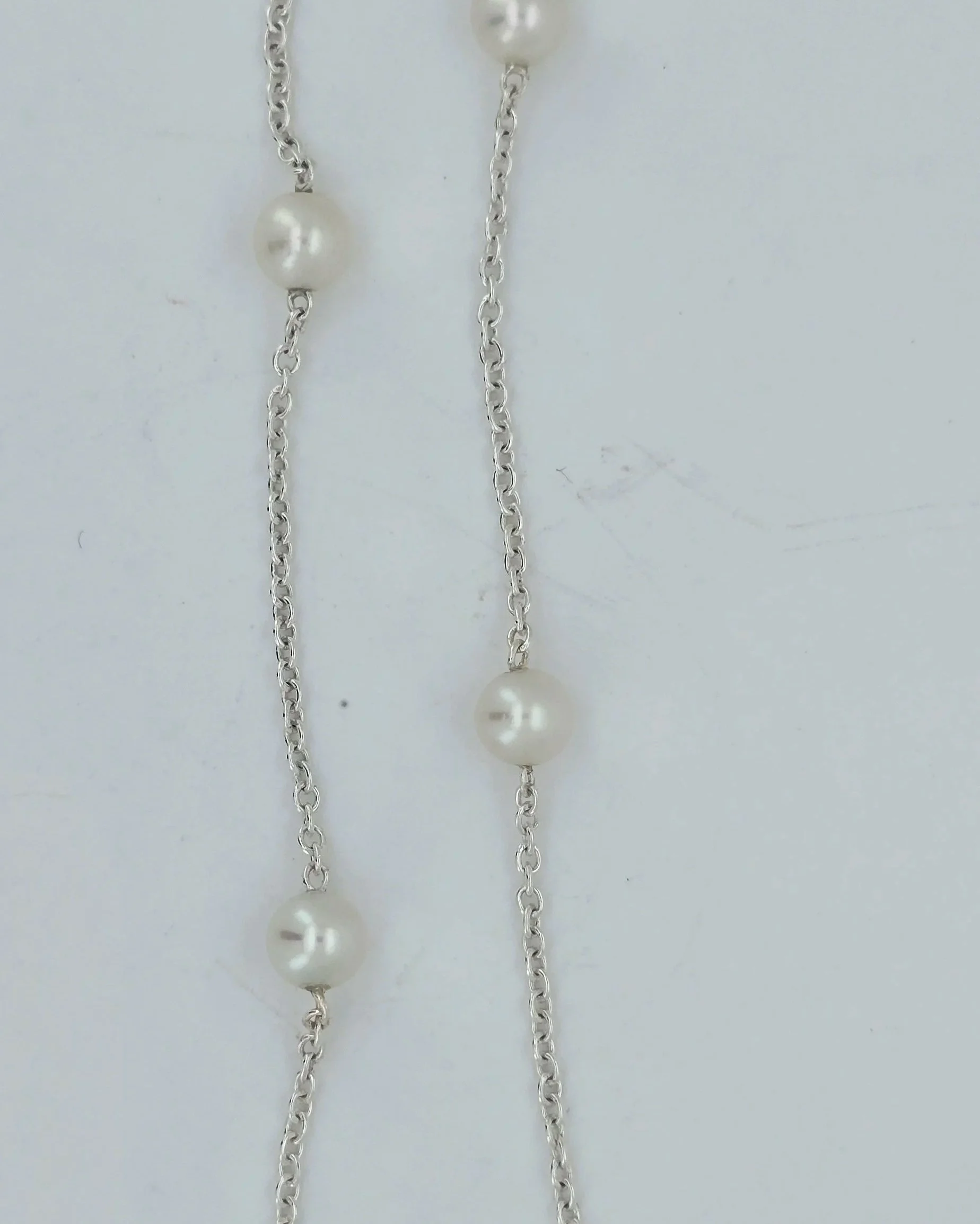 Sterling Silver Pearl Chain