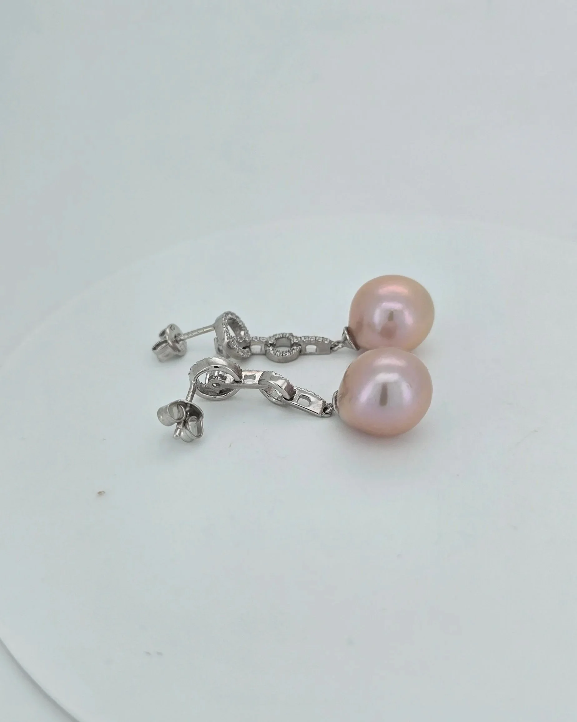 Sterling Silver Pearl Drop Earrings