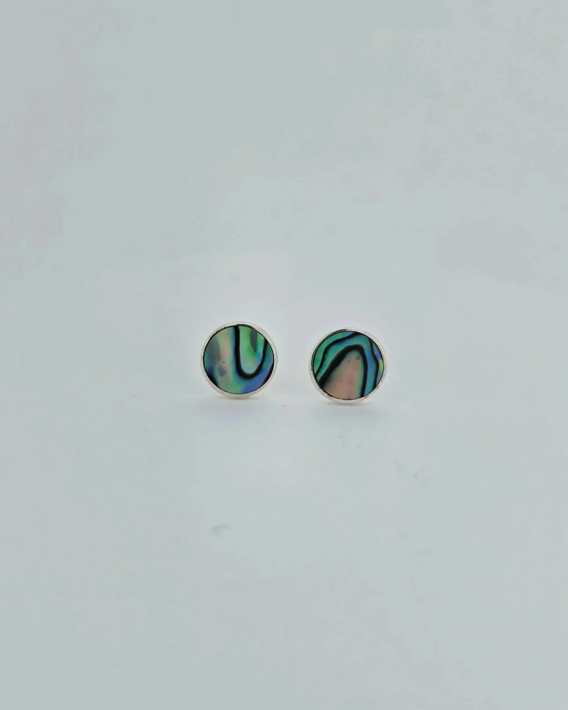 Sterling Silver Paua Studs