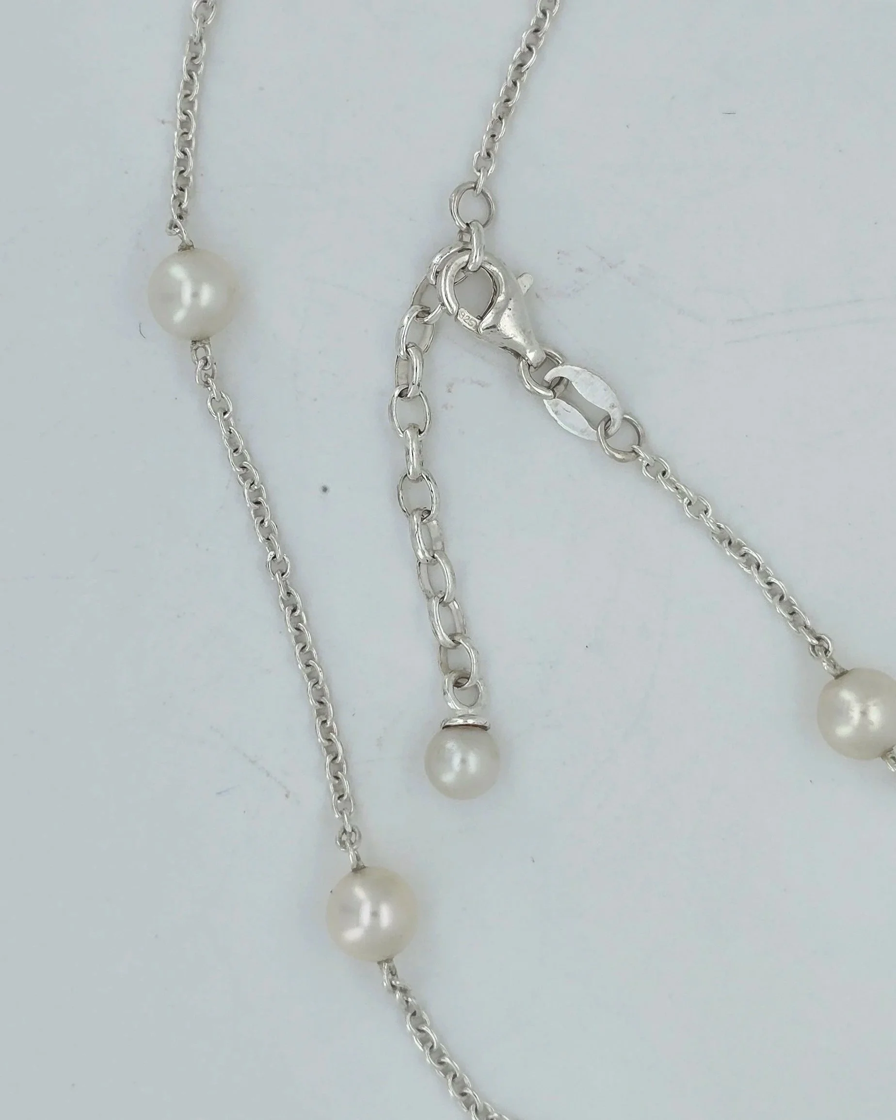 Sterling Silver Pearl Chain