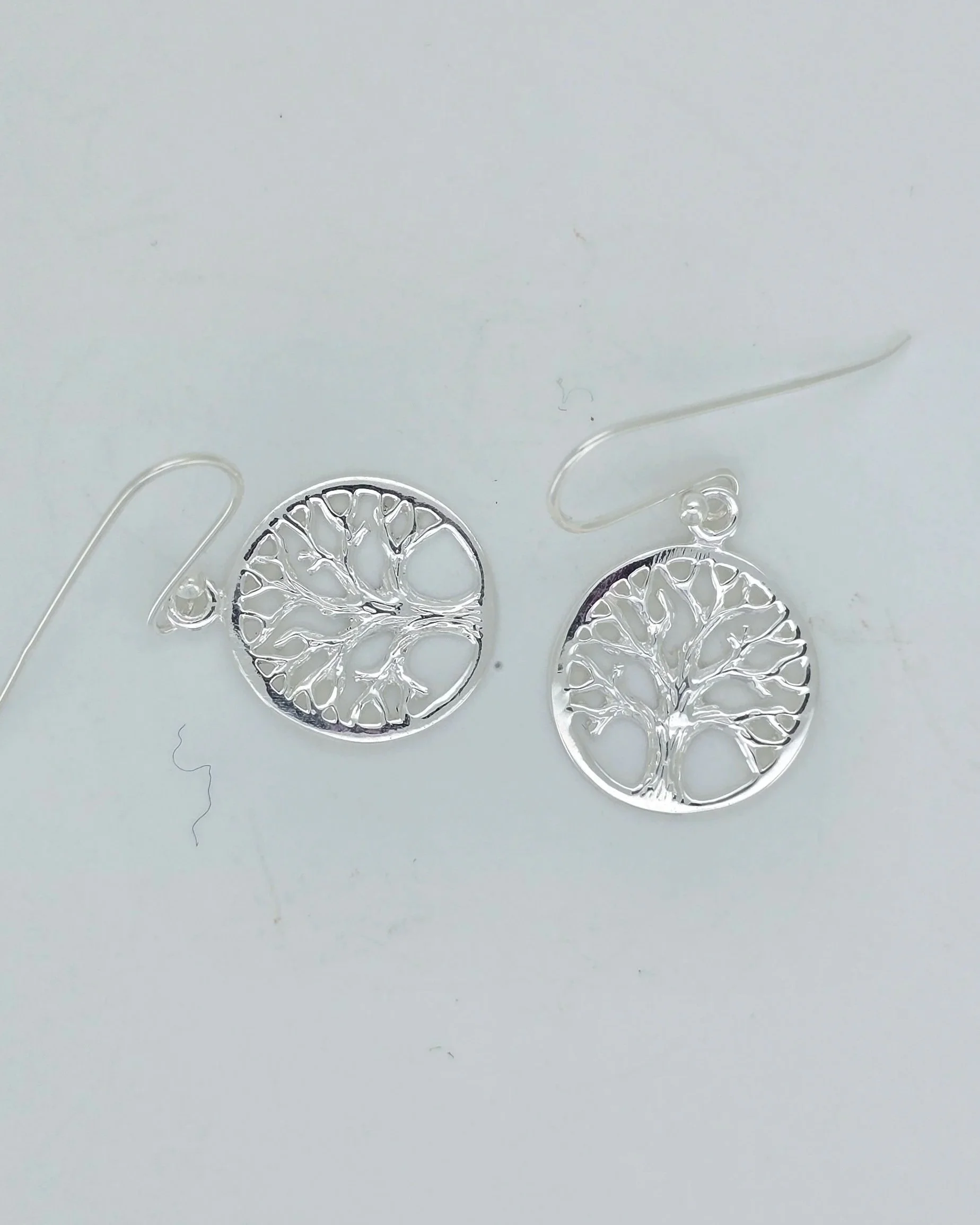 Sterling Silver Tree of Life Earrings