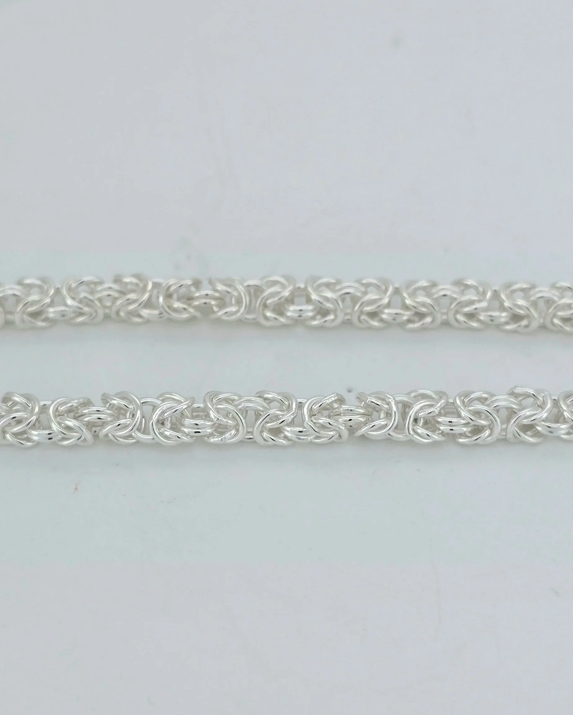 Sterling Silver Byzantine Bracelet