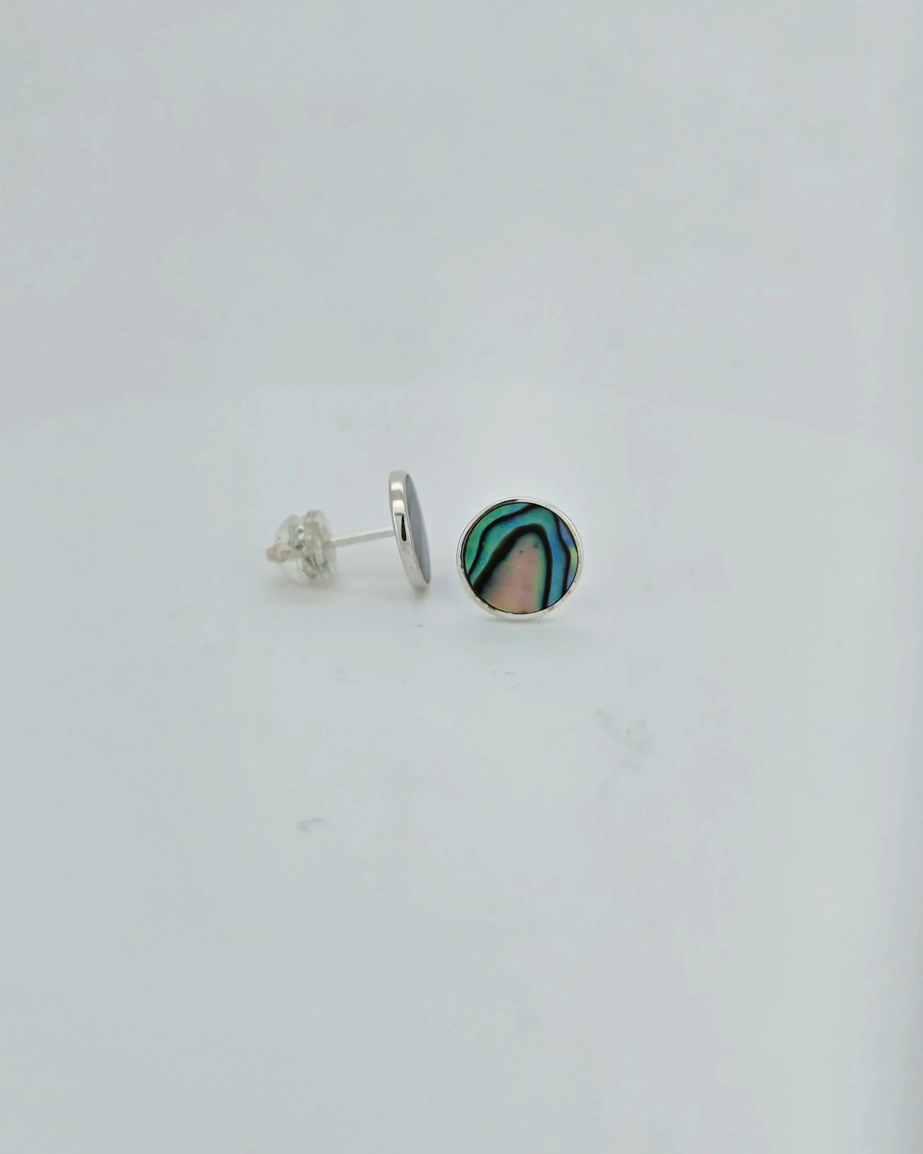 Sterling Silver Paua Studs