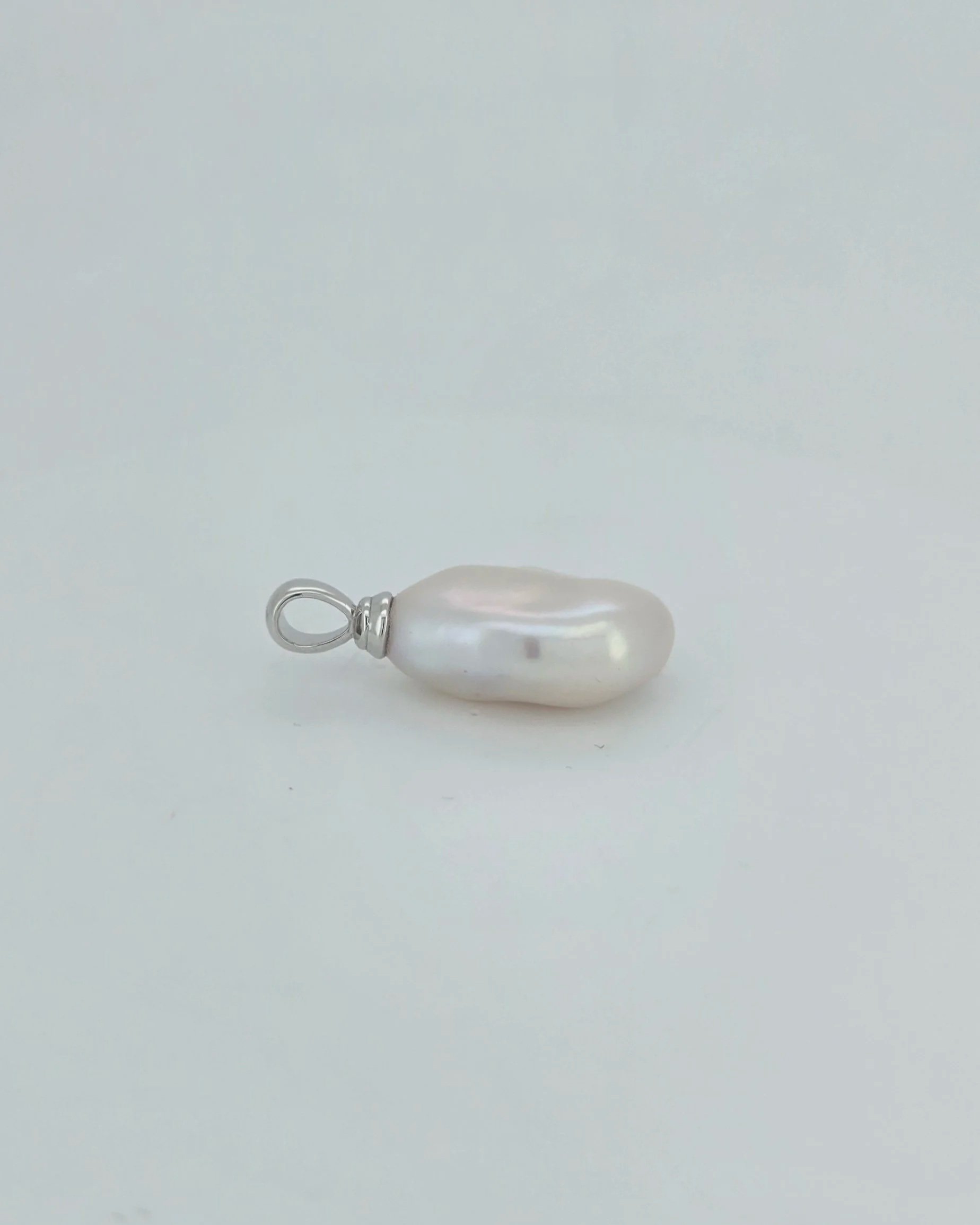 Sterling Silver Baroque Pearl Pendant
