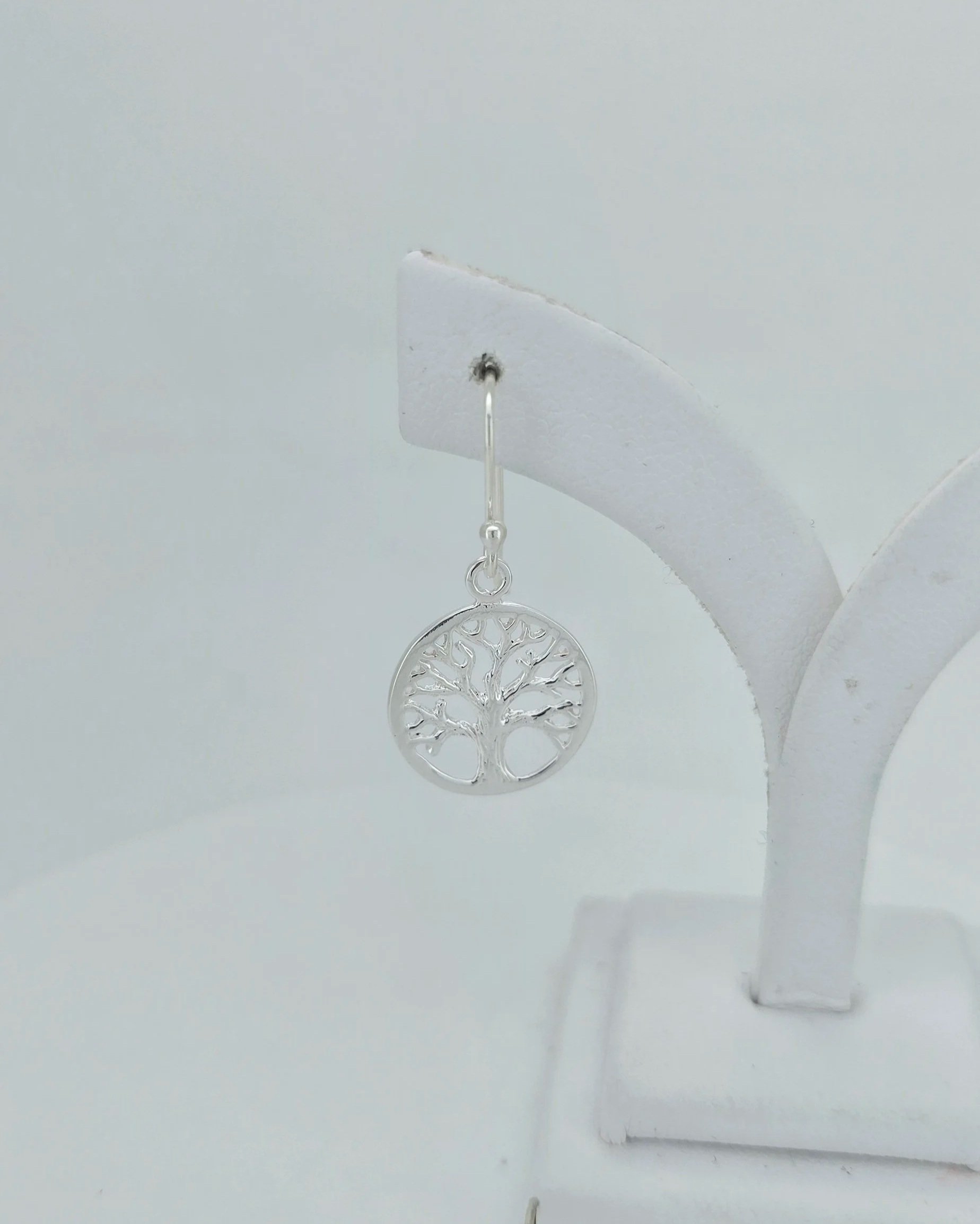 Sterling Silver Tree of Life Earrings