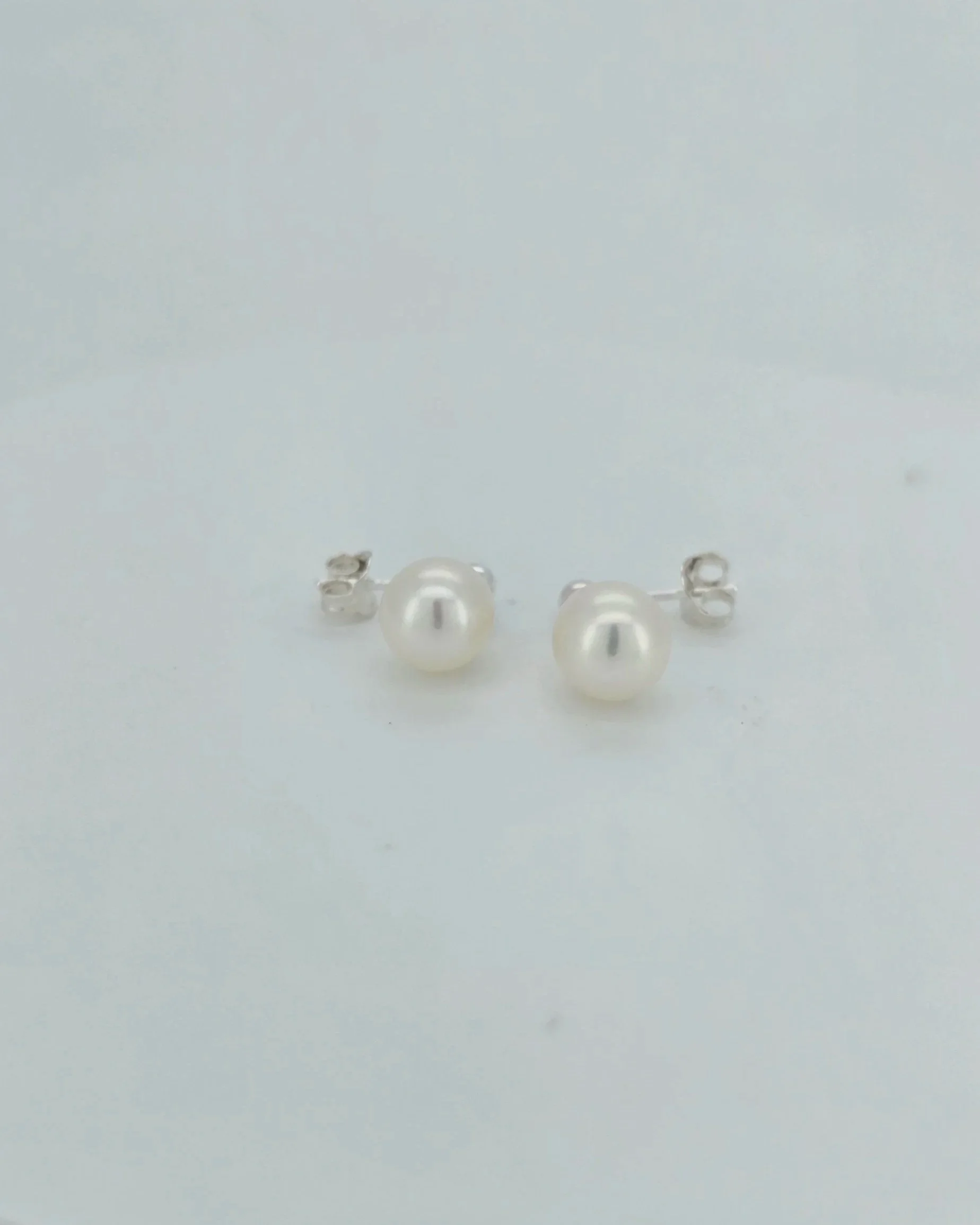 Sterling Silver Pearl Drop Earrings
