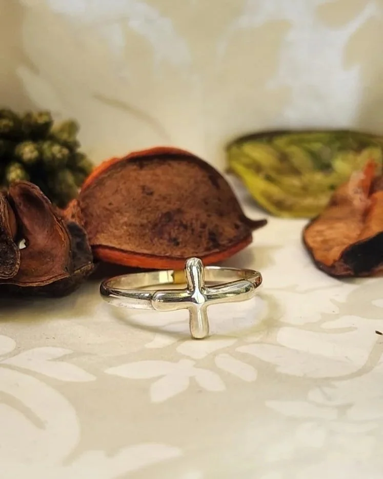 Silver Cross Ring