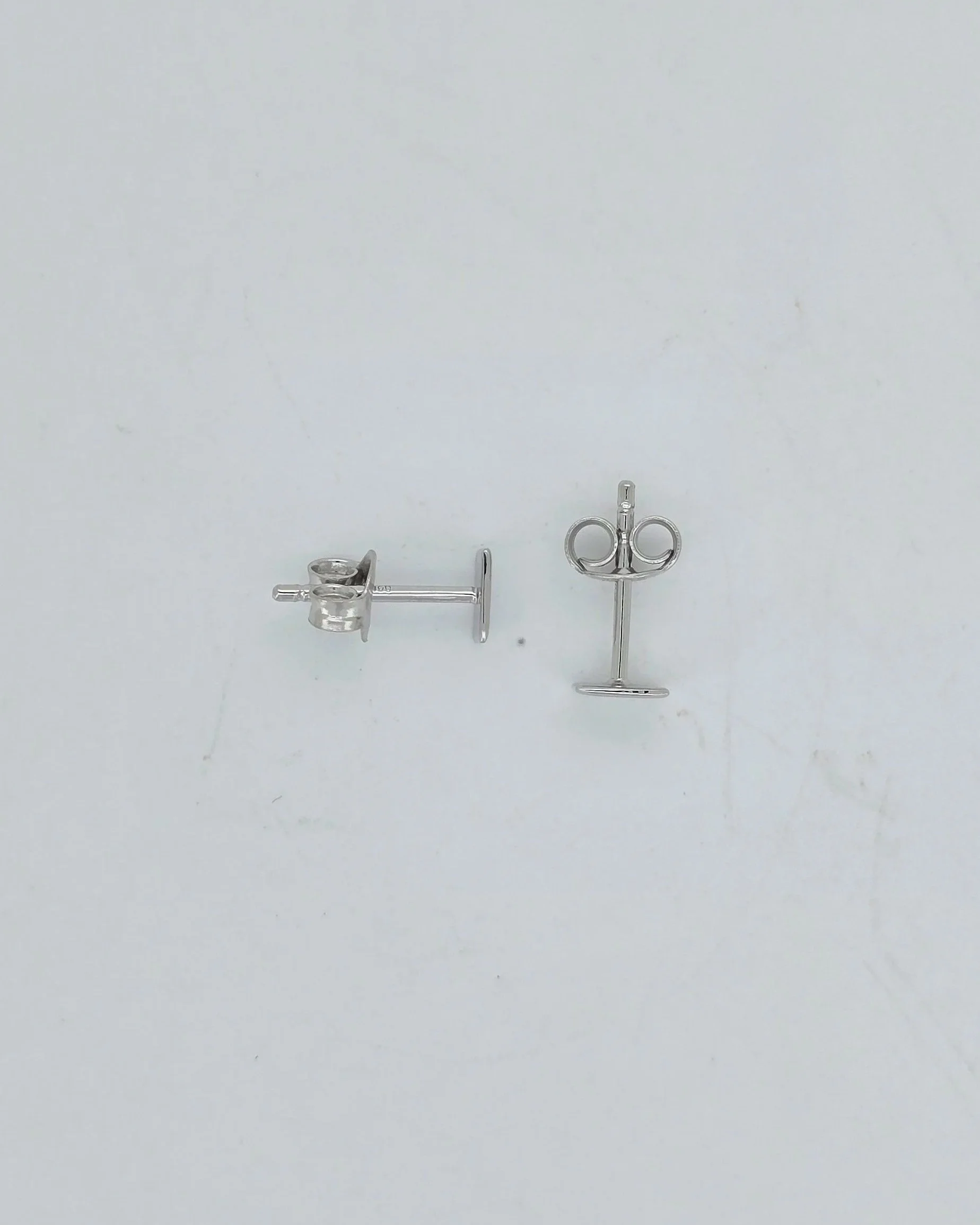 Sterling Silver Square Stud Earrings
