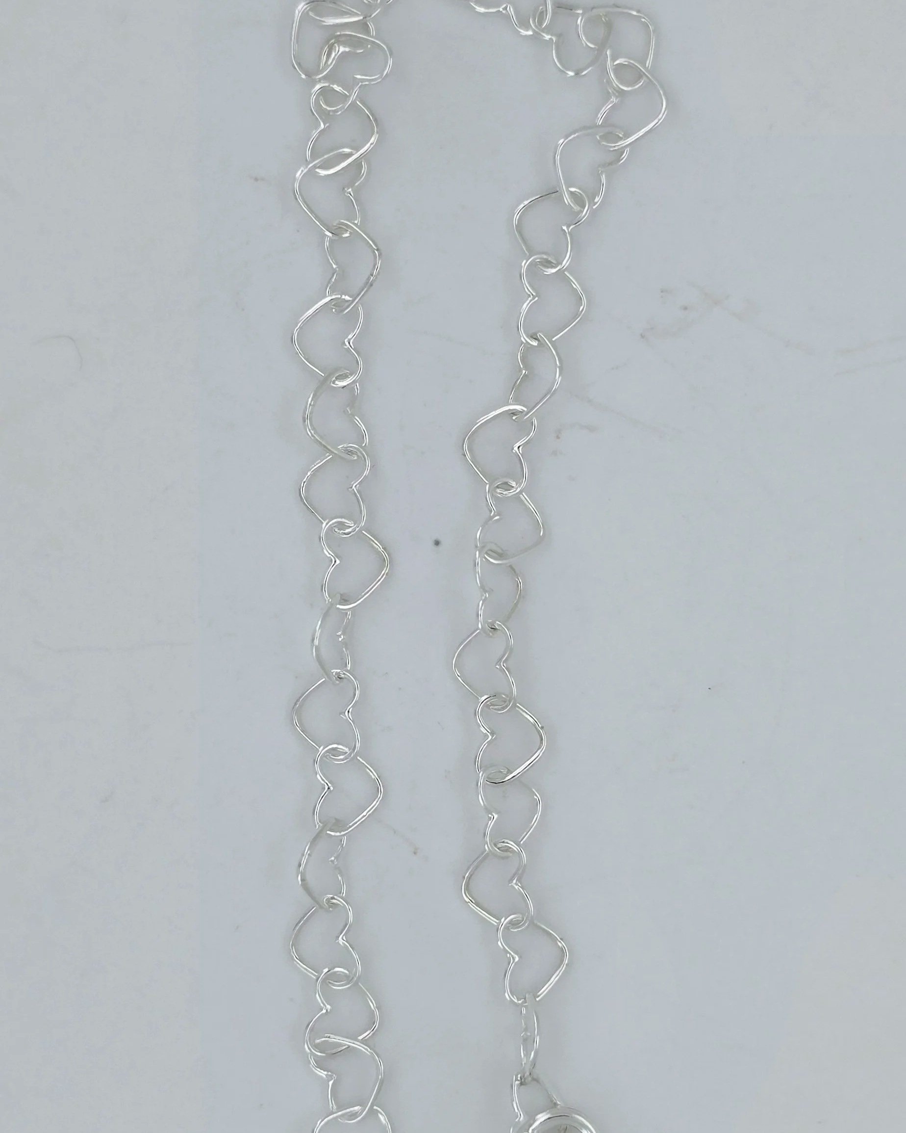 Sterling Silver Heart Bracelet