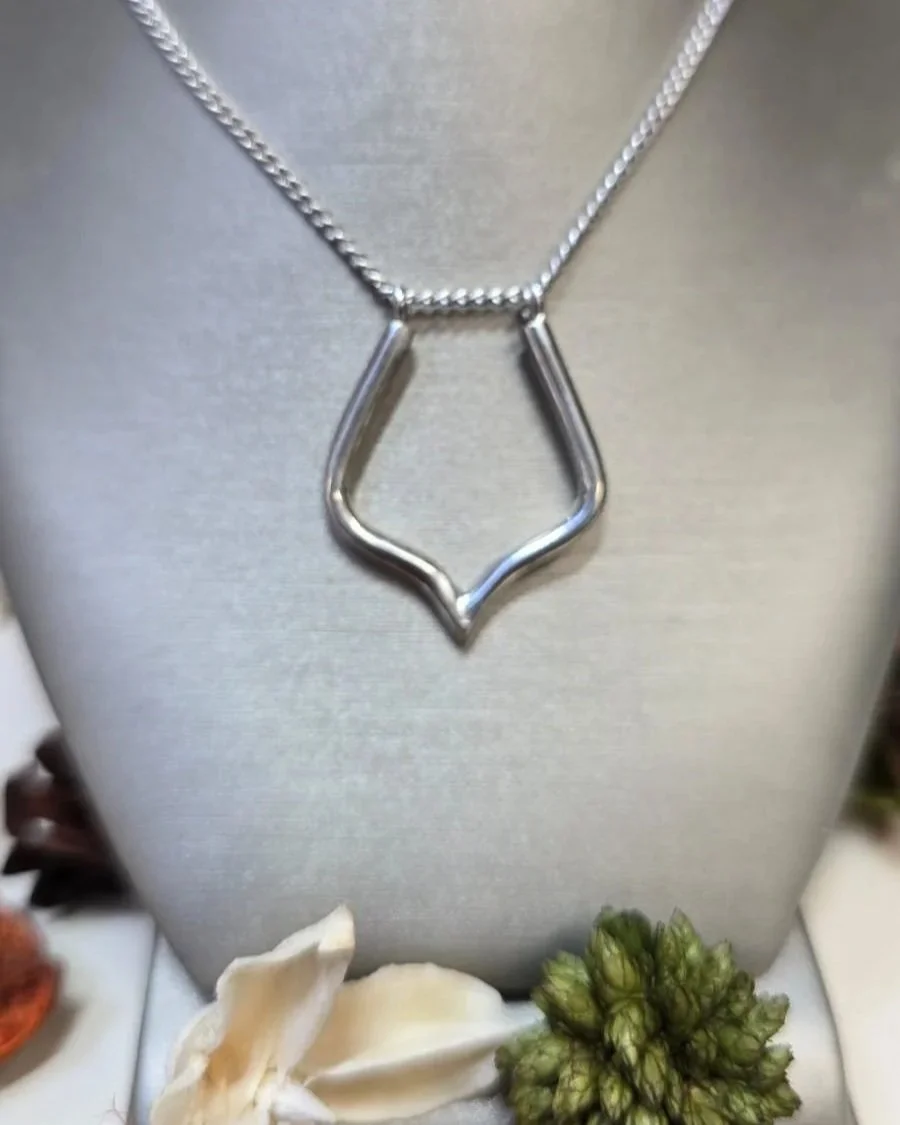 Silver Ring Keeper Pendant Necklace