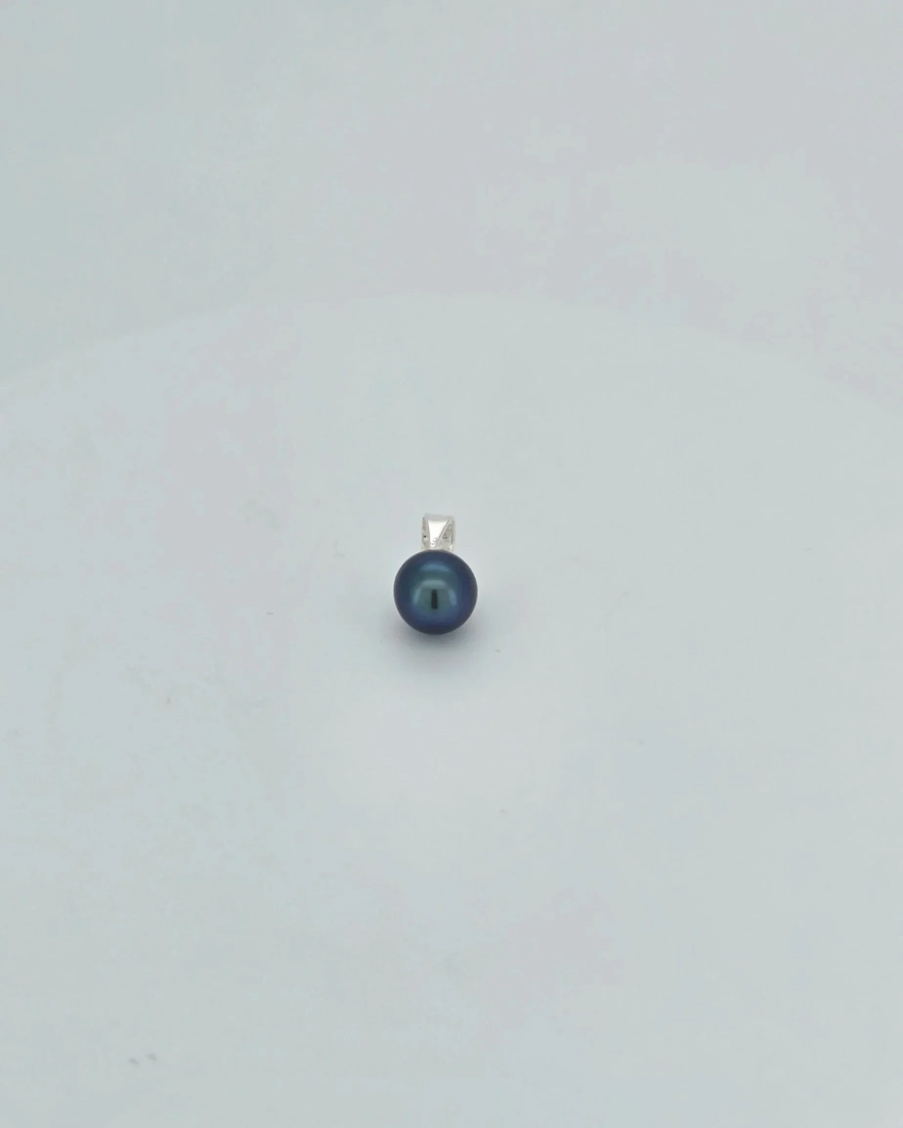 Sterling Silver Drop Pearl Pendant