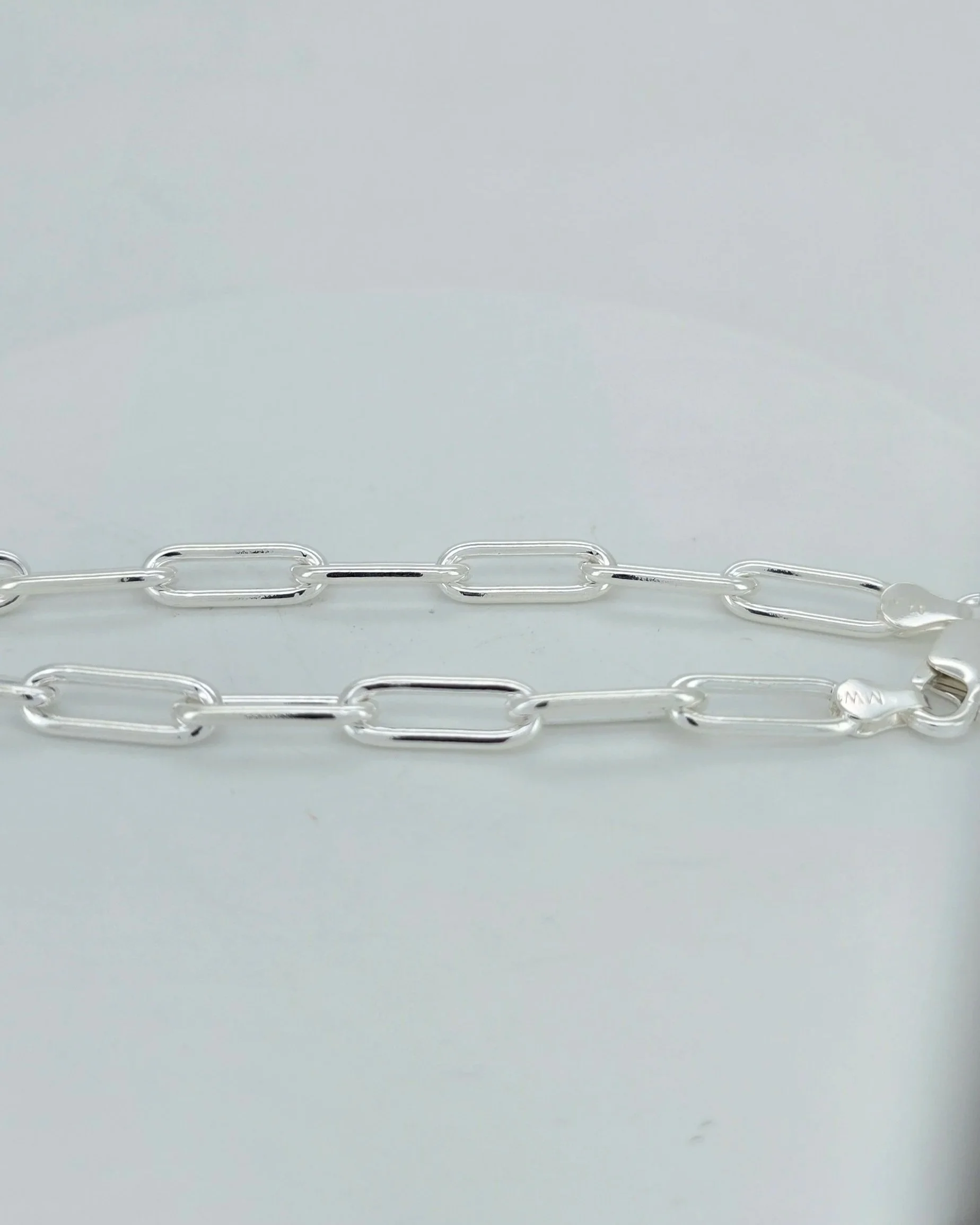 Sterling Silver Paperclip Bracelet