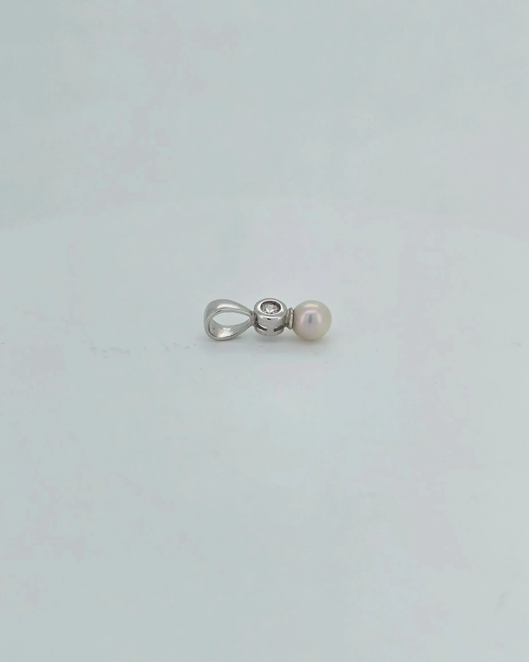 Sterling Silver Pearl Pendant