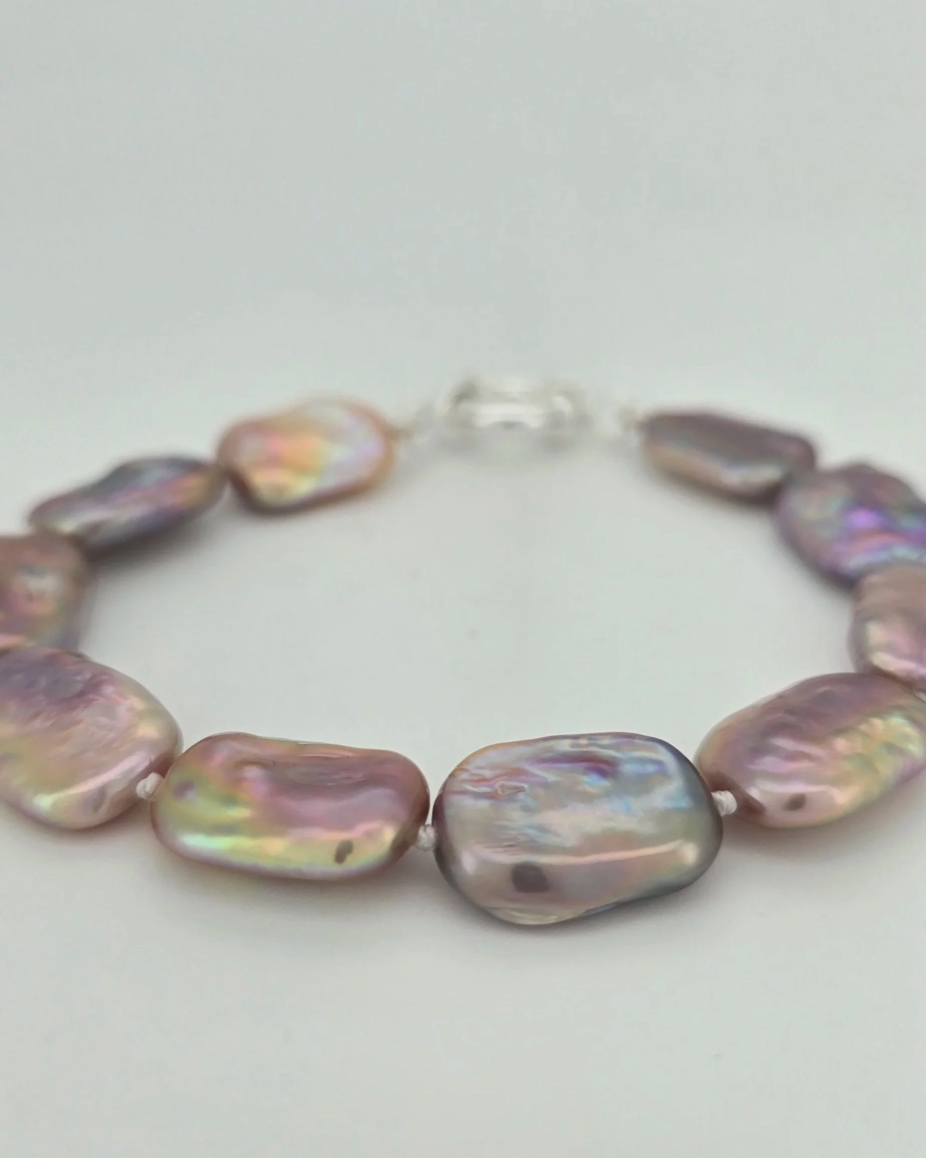 Square Freshwater Pearl Bracelet