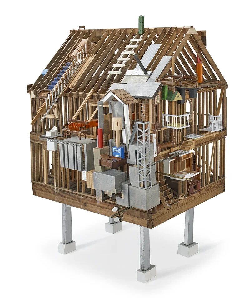 Wood Frame House Model