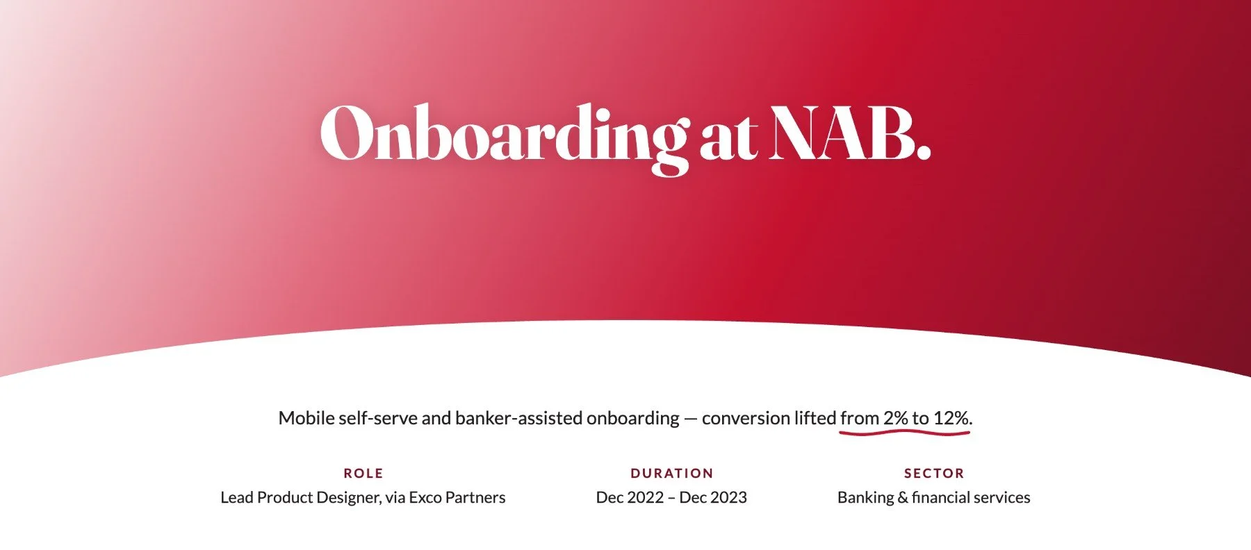 Onboarding at NAB