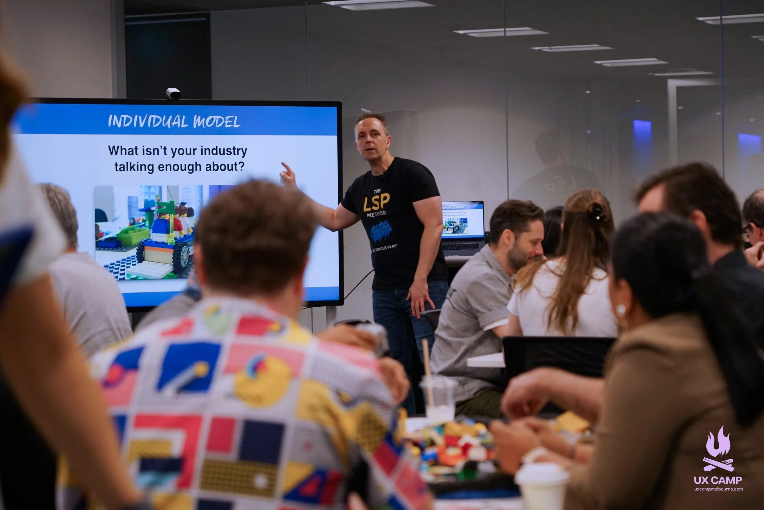 ux camp in melbourne demonstration with legos