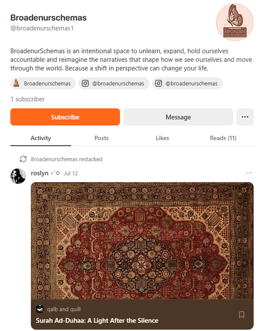 Photograph of a Persian or Oriental rug with intricate floral and geometric patterns in red, beige, and black colors. The rug features a central medallion design surrounded by elaborate borders.