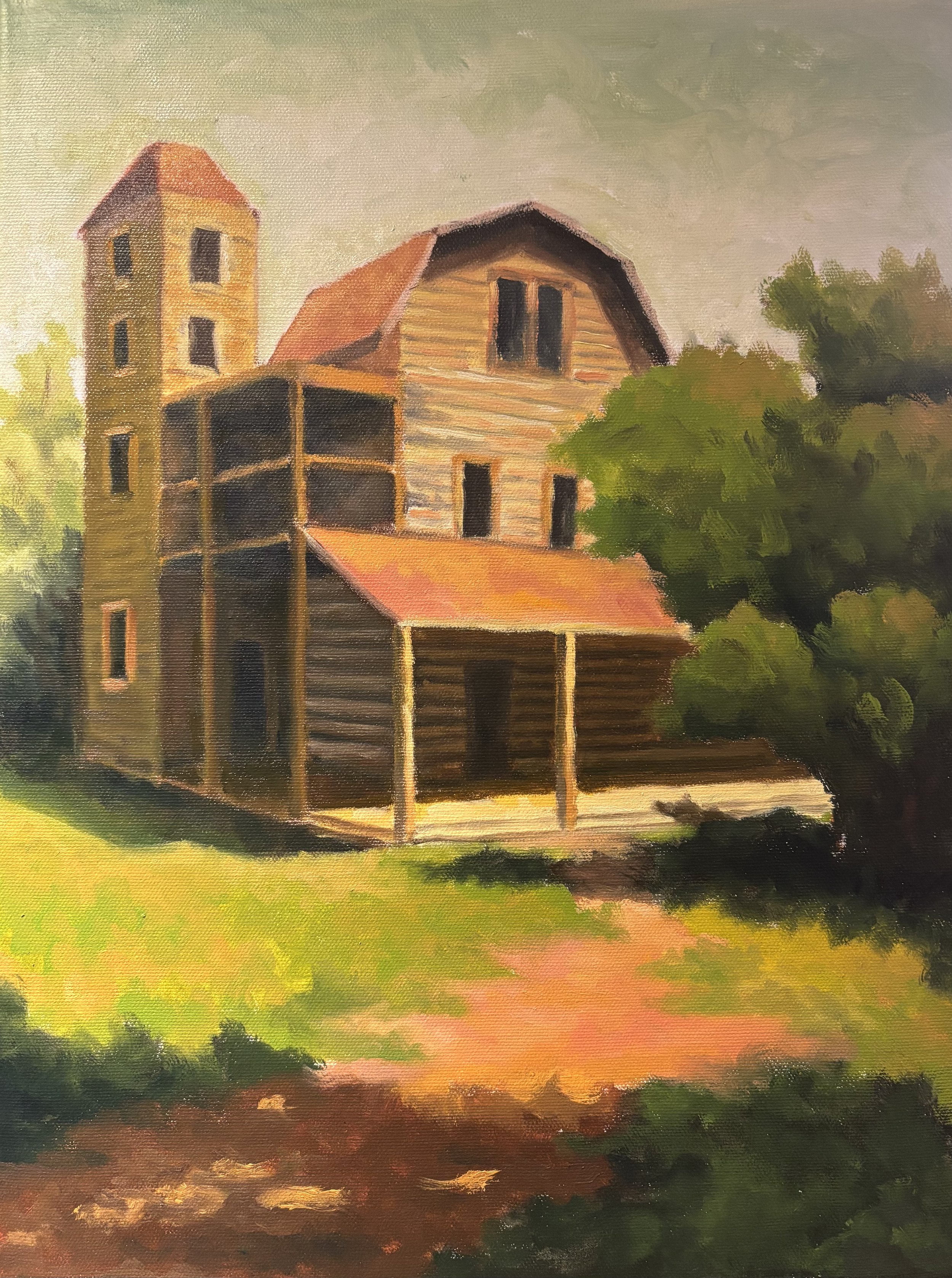 Evening at the Mill (11x14 inches)