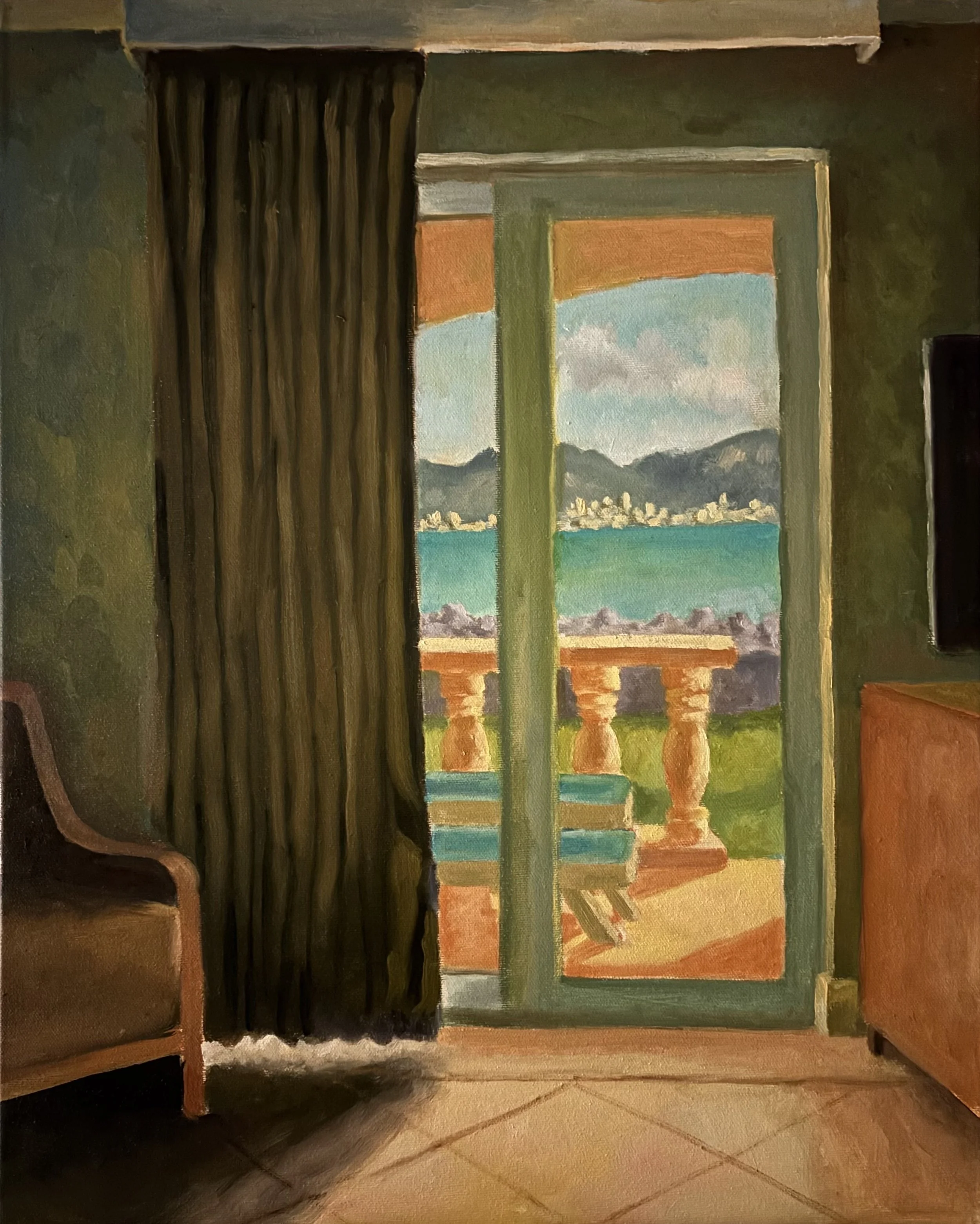 Mid-day on an Island (16 x 20 inches)