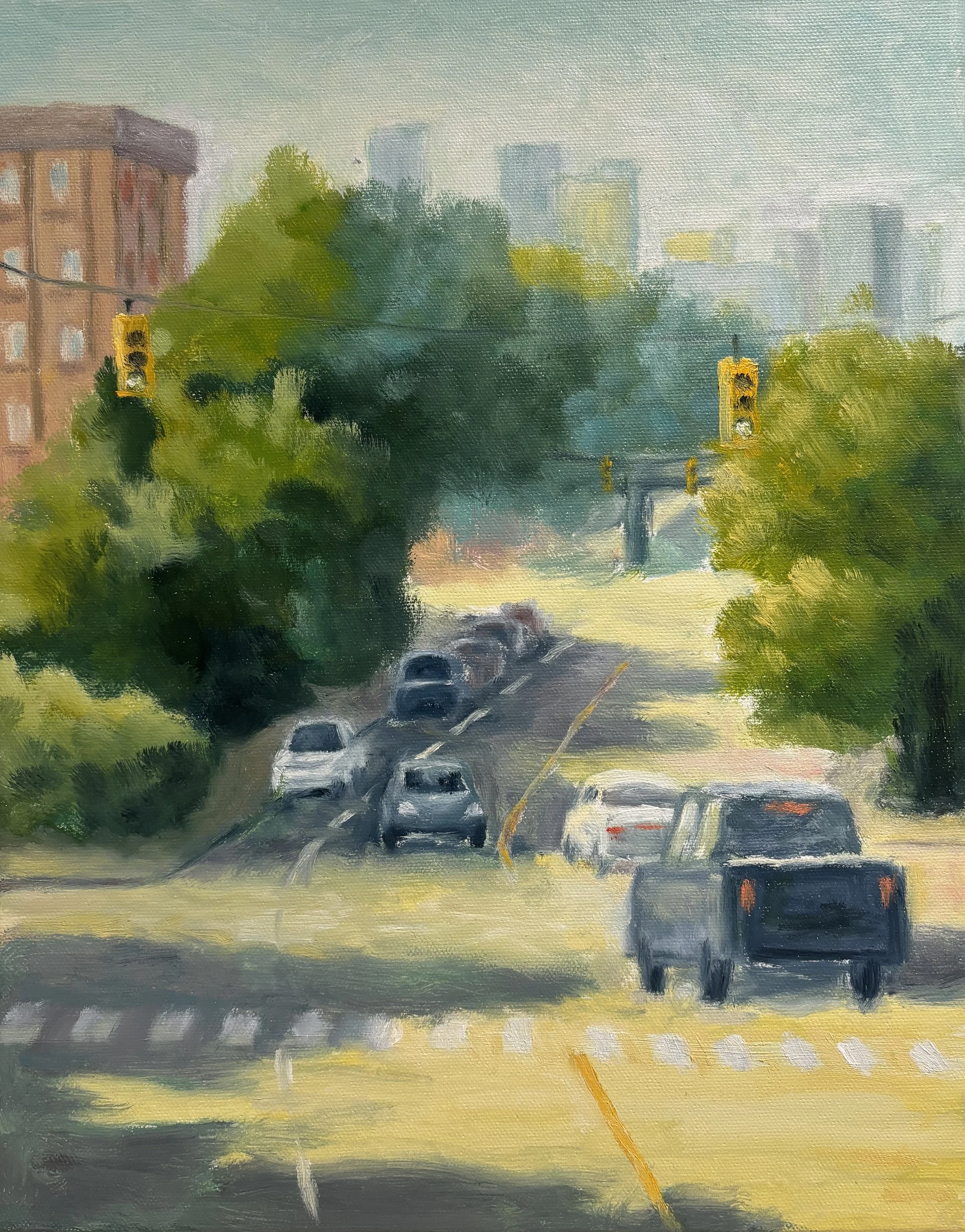 Intersection in Summer Haze