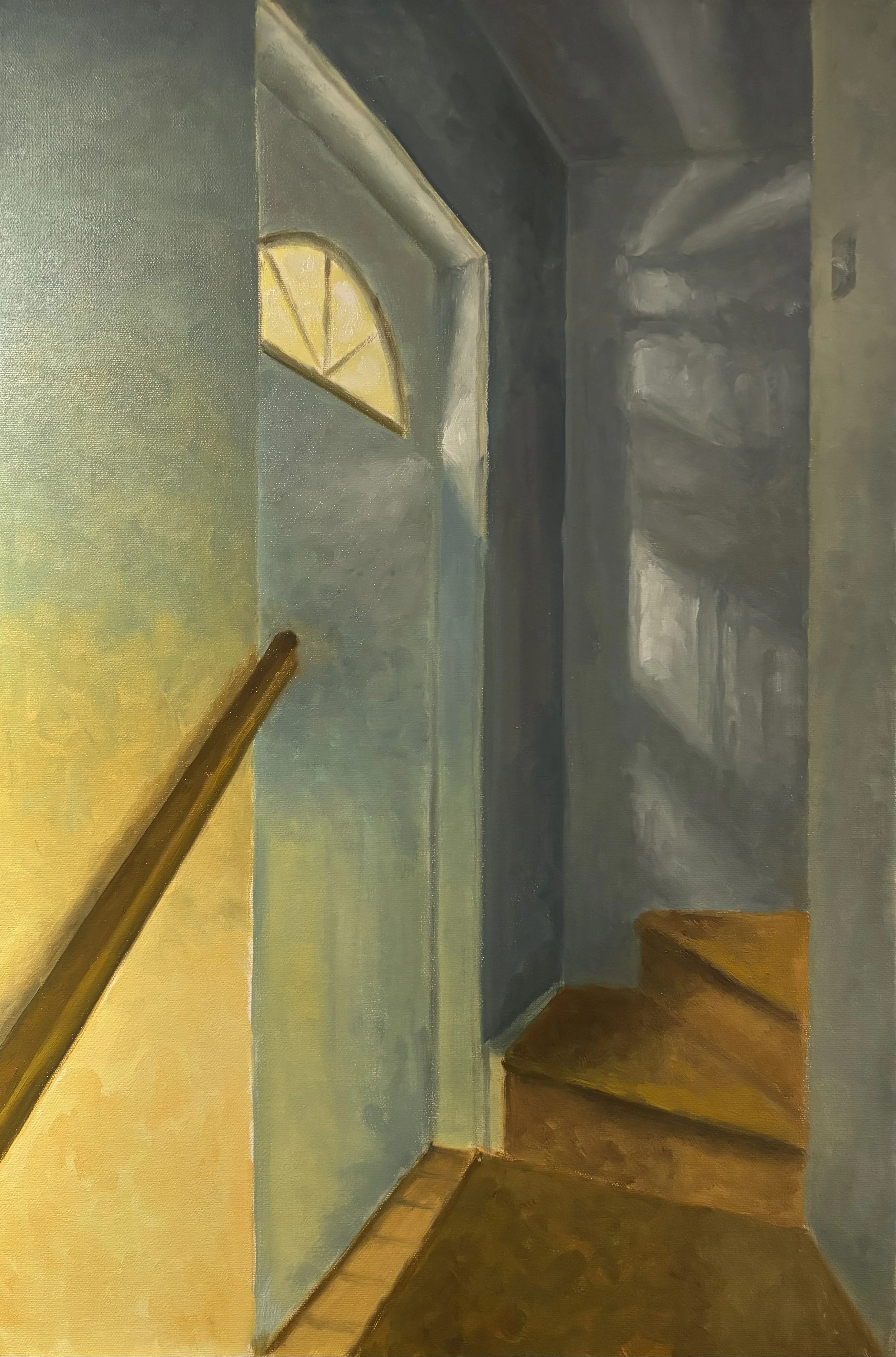 Light on the Stairs (16 x 24 inches)