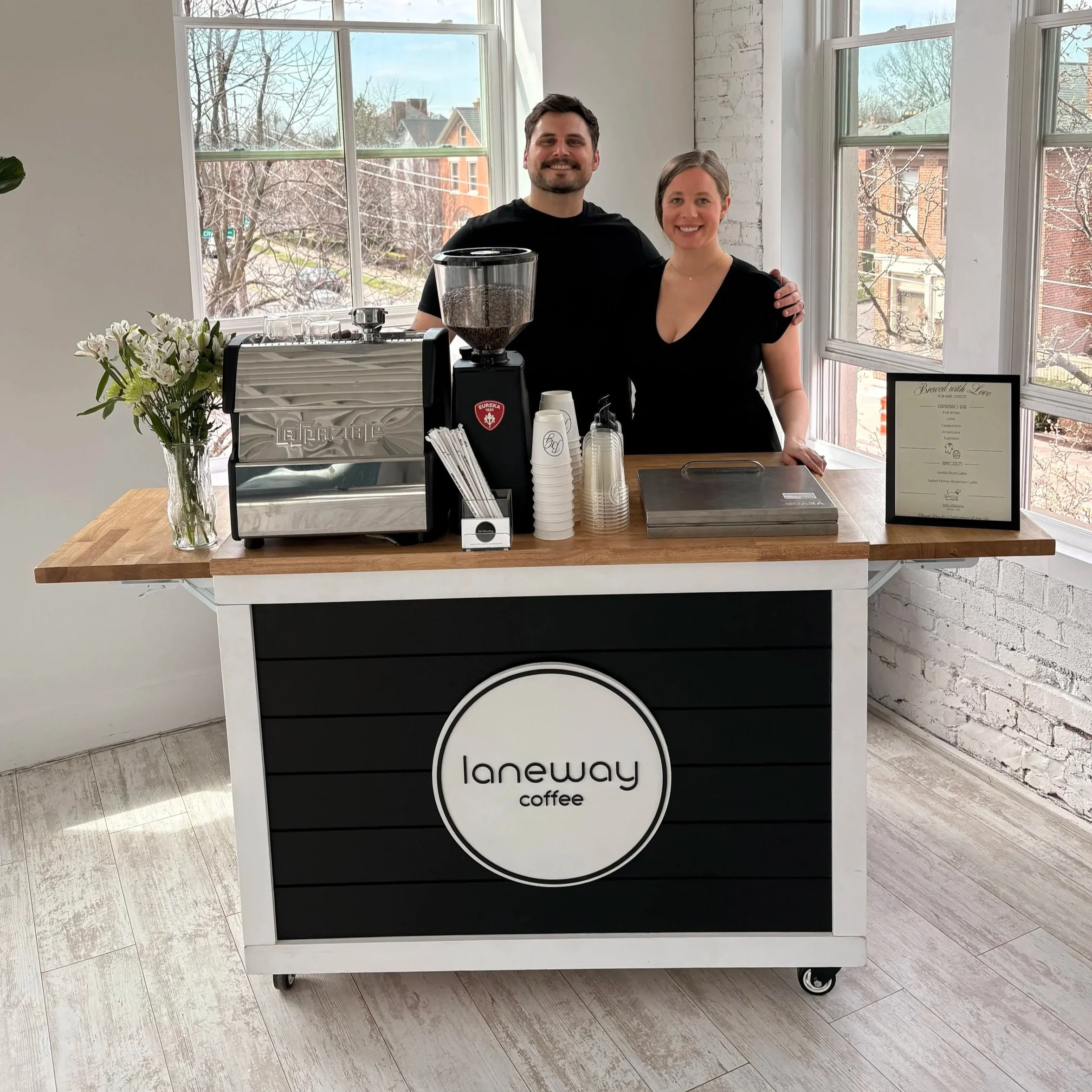 Laneway Coffee Cart, Coffee Cart Catering, Columbus, Ohio, OH, Espresso Bar, Coffee Pop-up