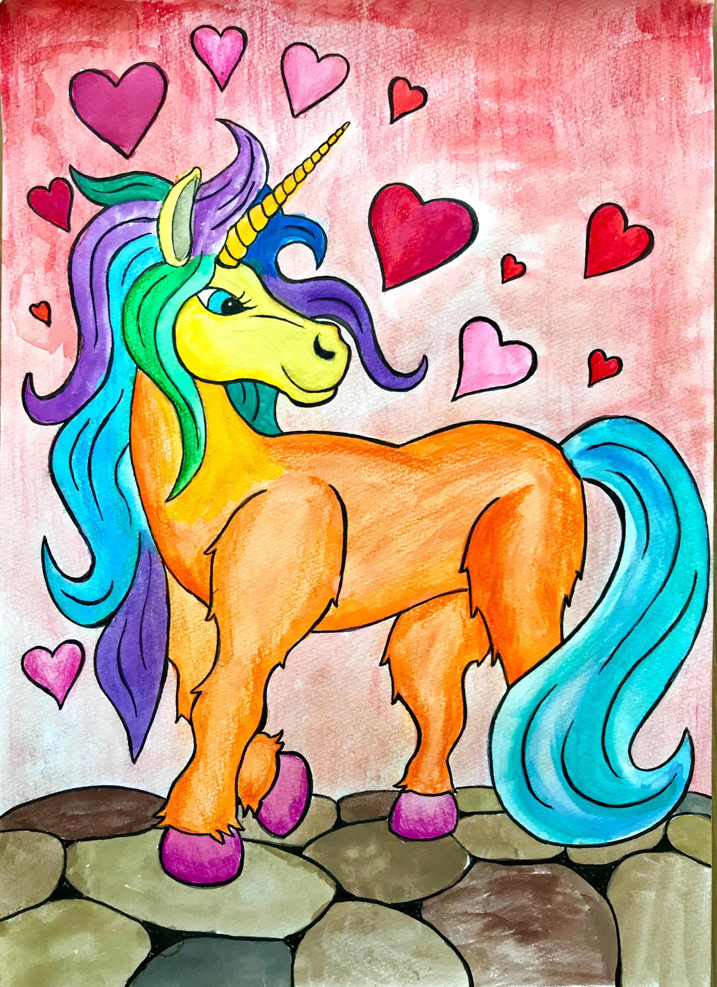 Jules Fox Fantasy Unicorn Coloring Book Lovely